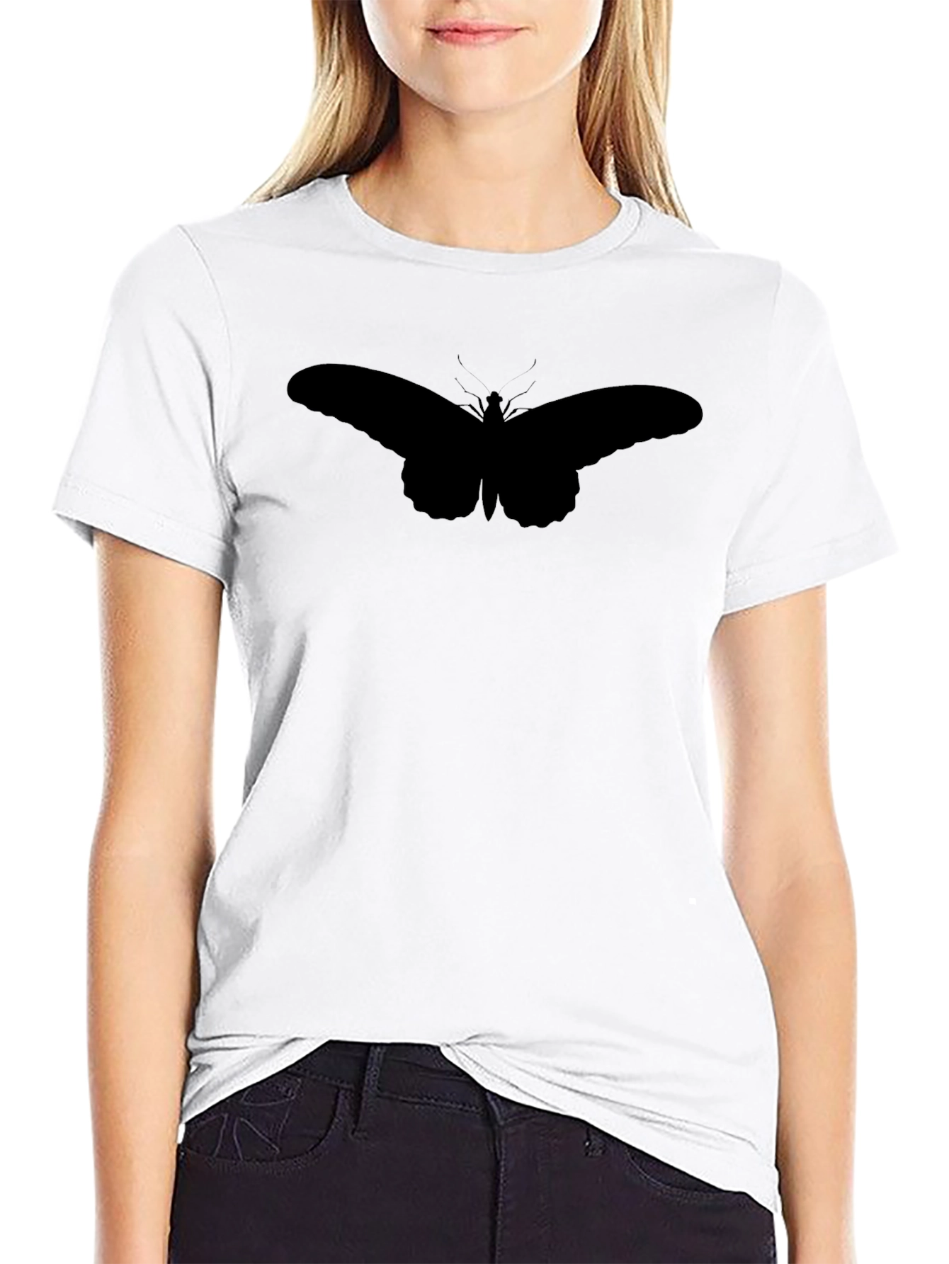 Butterfly Graphic T-Shirt - Classic Black Tee