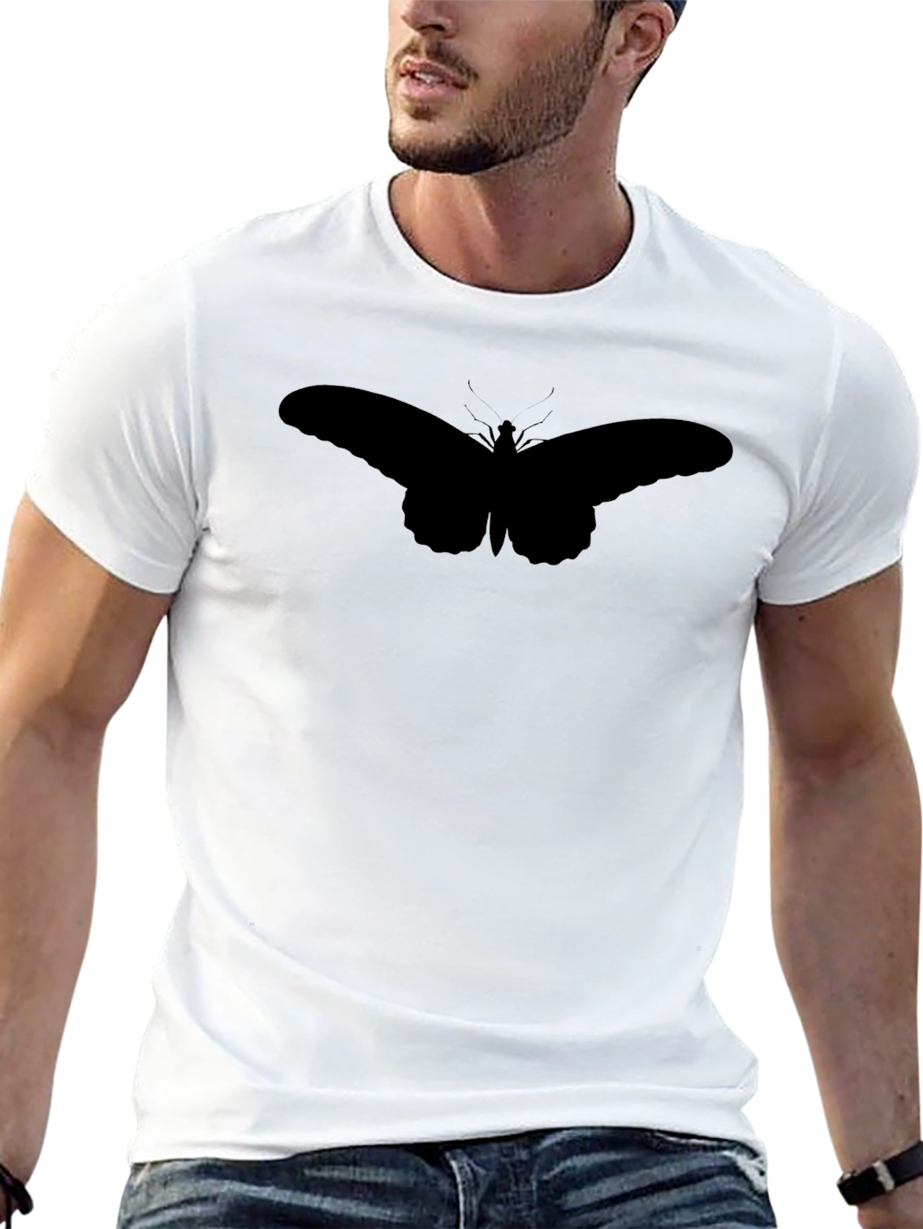 Butterfly Graphic T-Shirt - Classic Black Tee