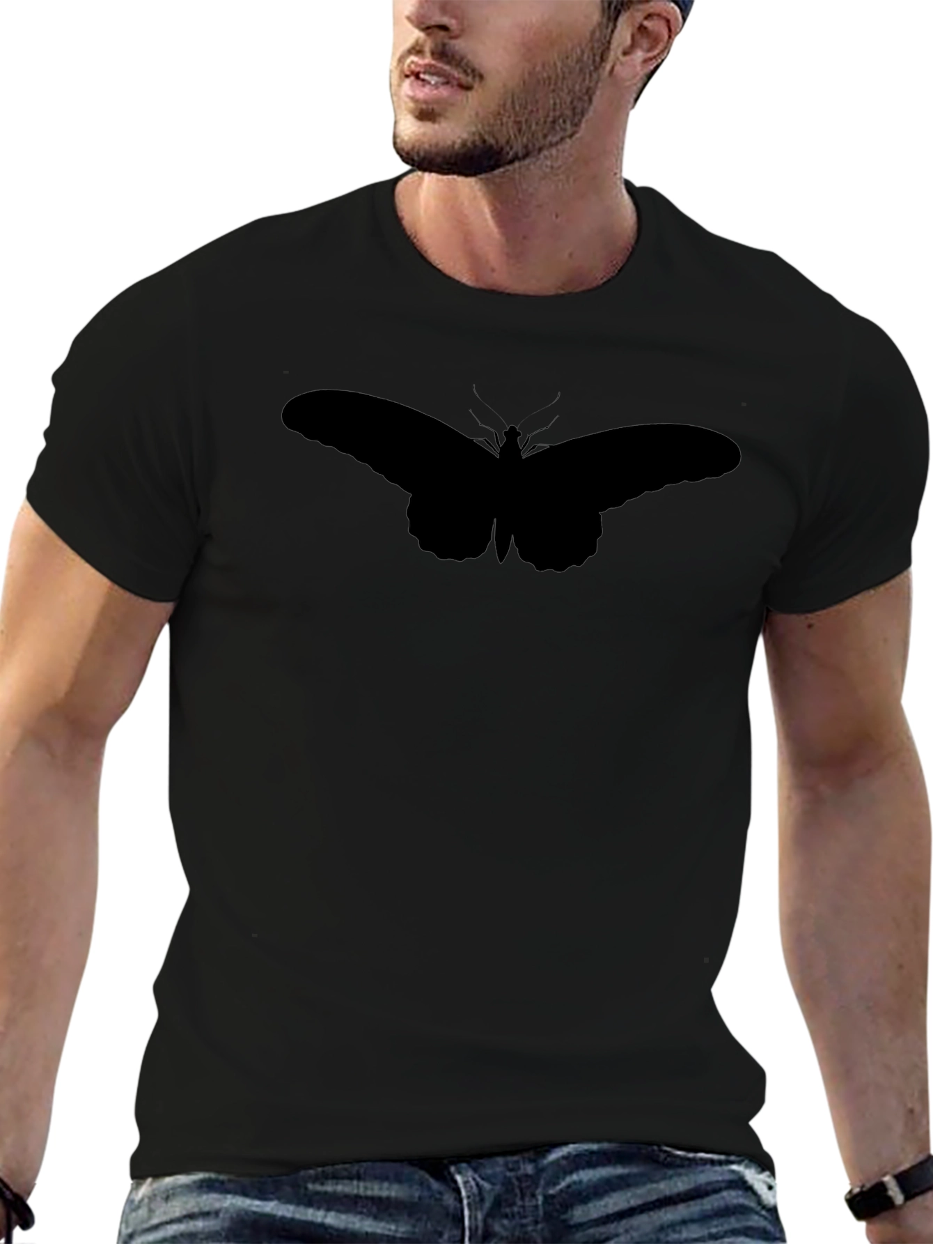 Butterfly Graphic T-Shirt - Classic Black Tee