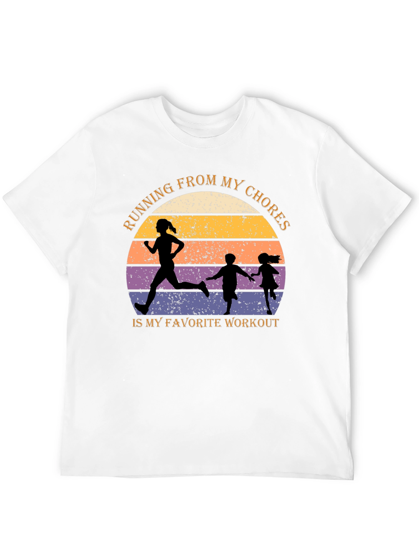 Running From My Chores Graphic Tee
