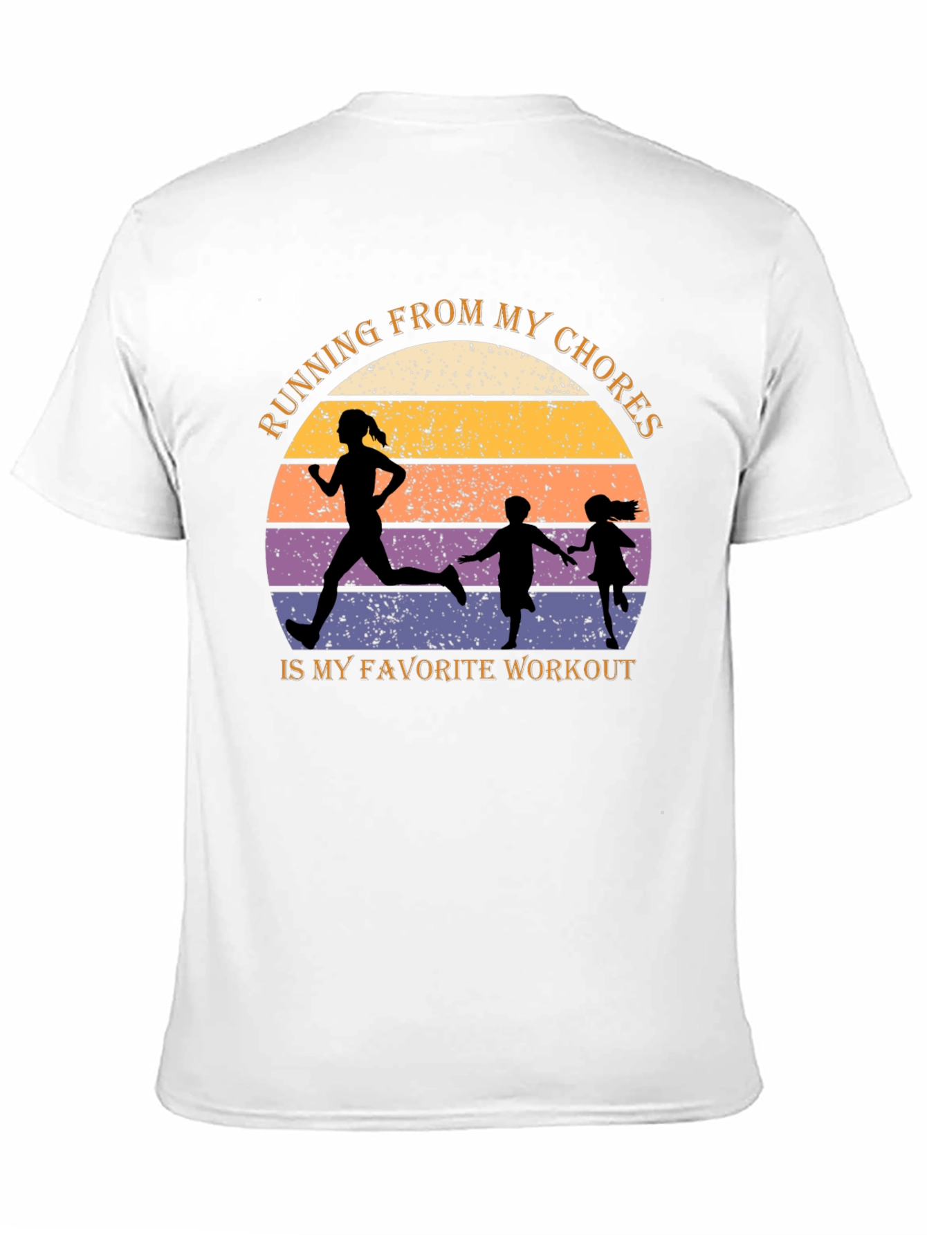 Running From My Chores Graphic Tee