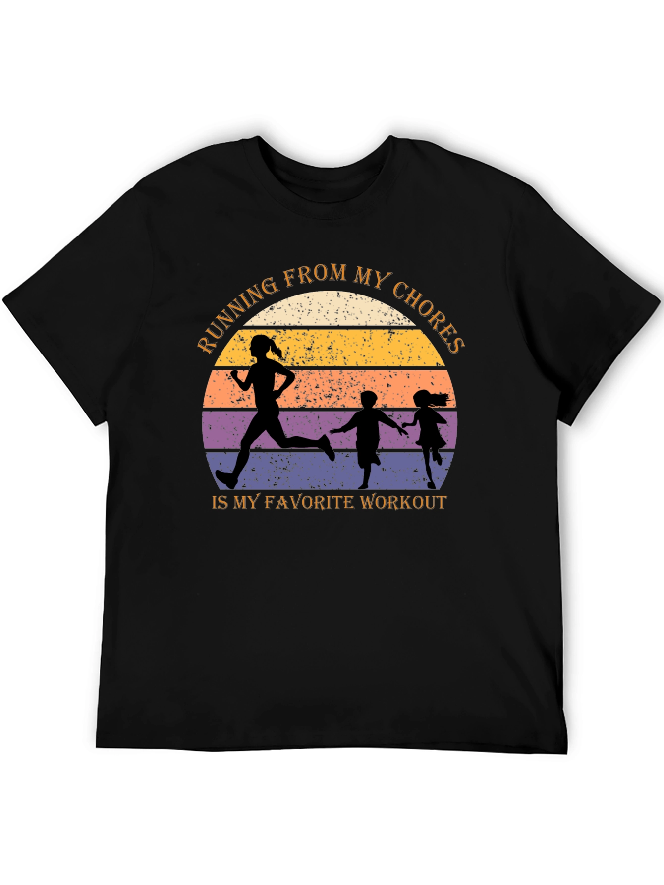Running From My Chores Graphic Tee