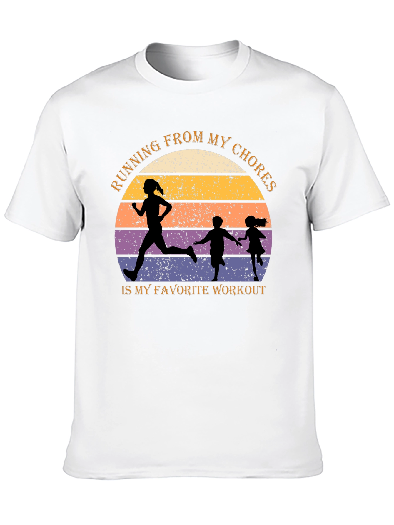 Running From My Chores Graphic Tee
