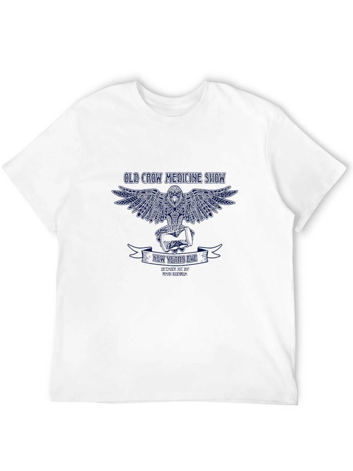 Mens Black Graphic Tee - Old Crow Medicine Show