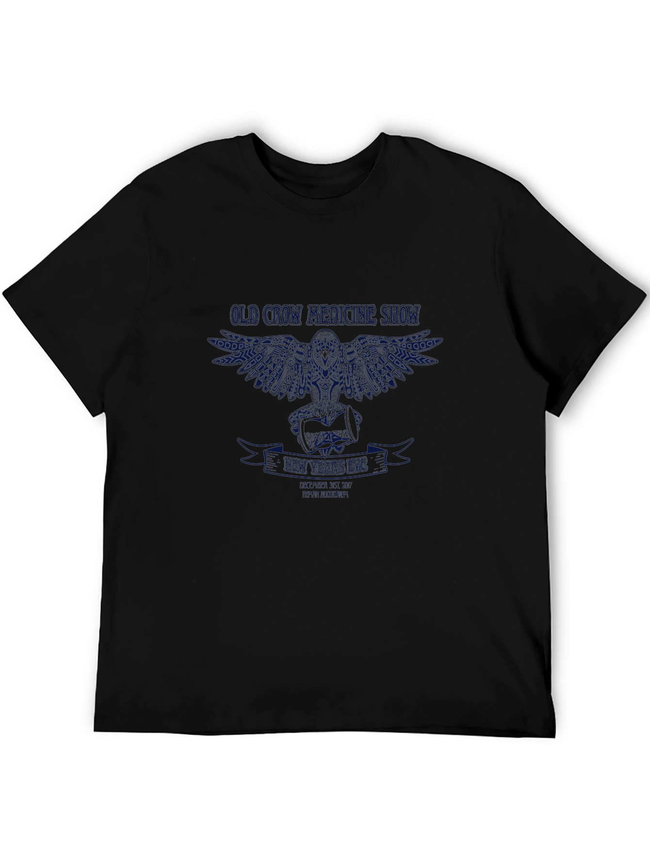 Mens Black Graphic Tee - Old Crow Medicine Show