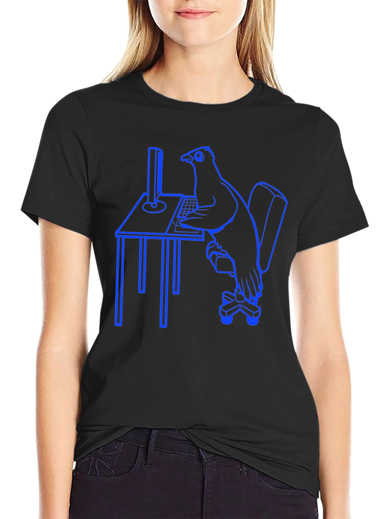 Programmer Pigeon Graphic Tee
