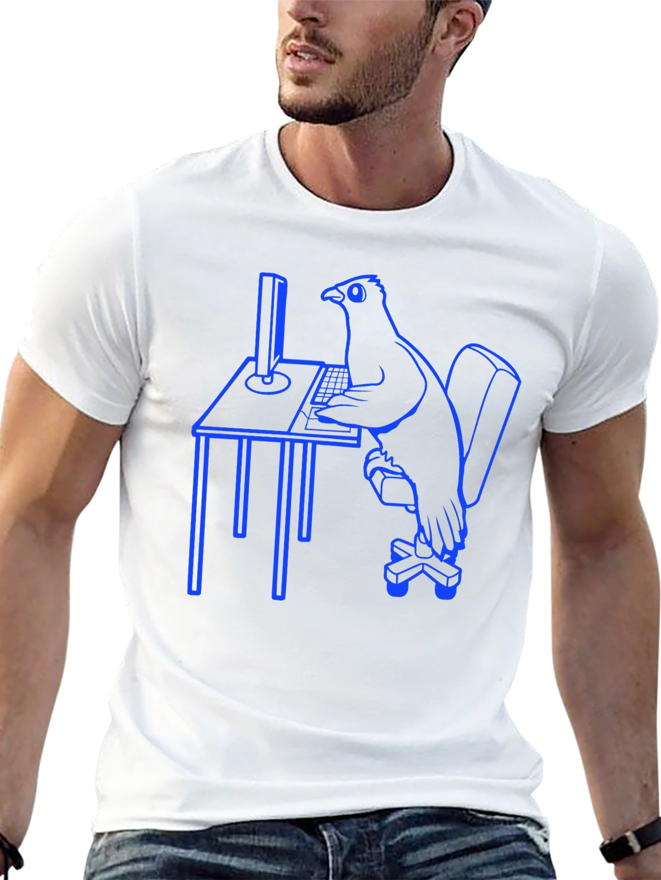Programmer Pigeon Graphic Tee