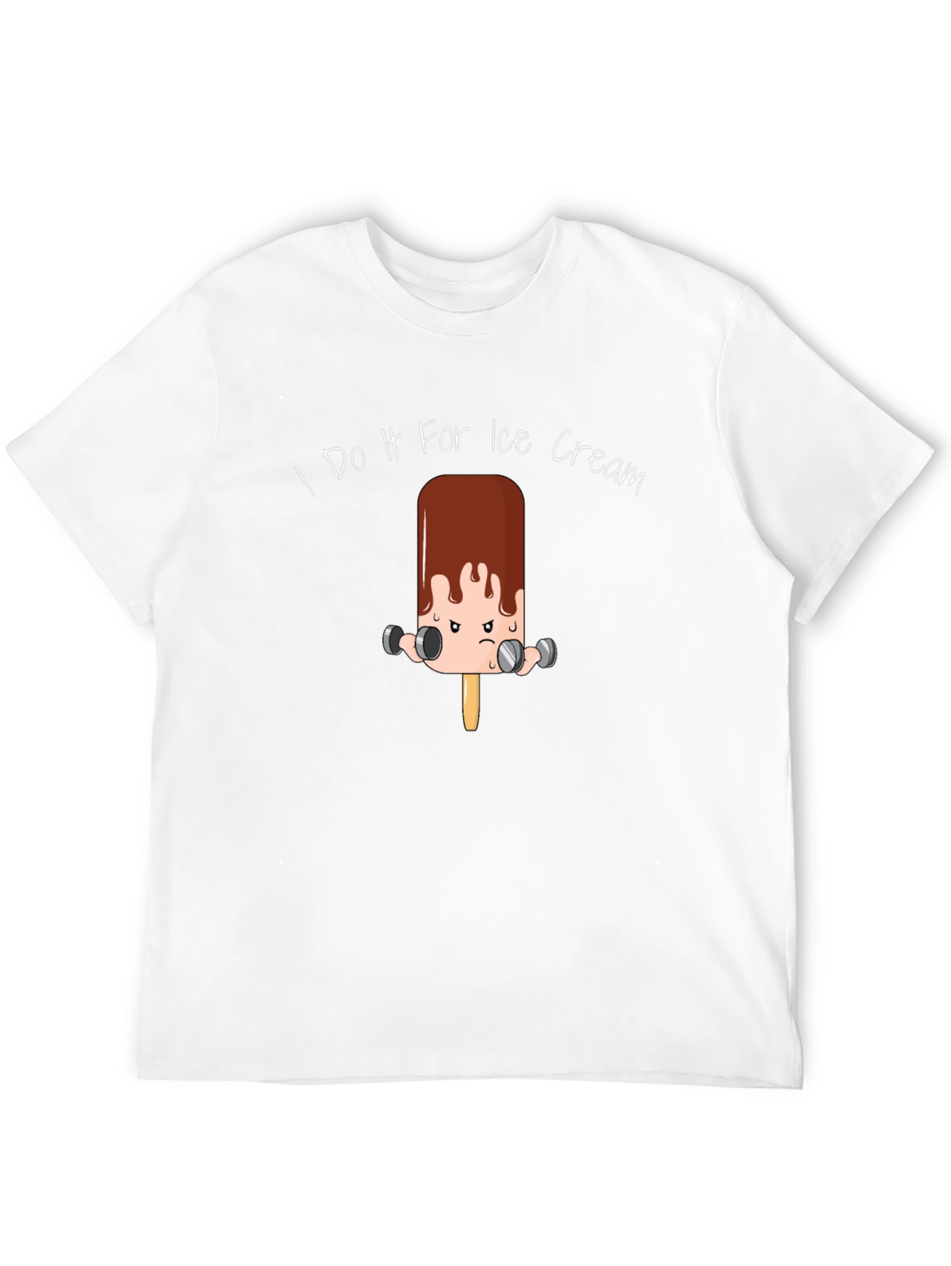 I Do It For Ice Cream Graphic T-Shirt
