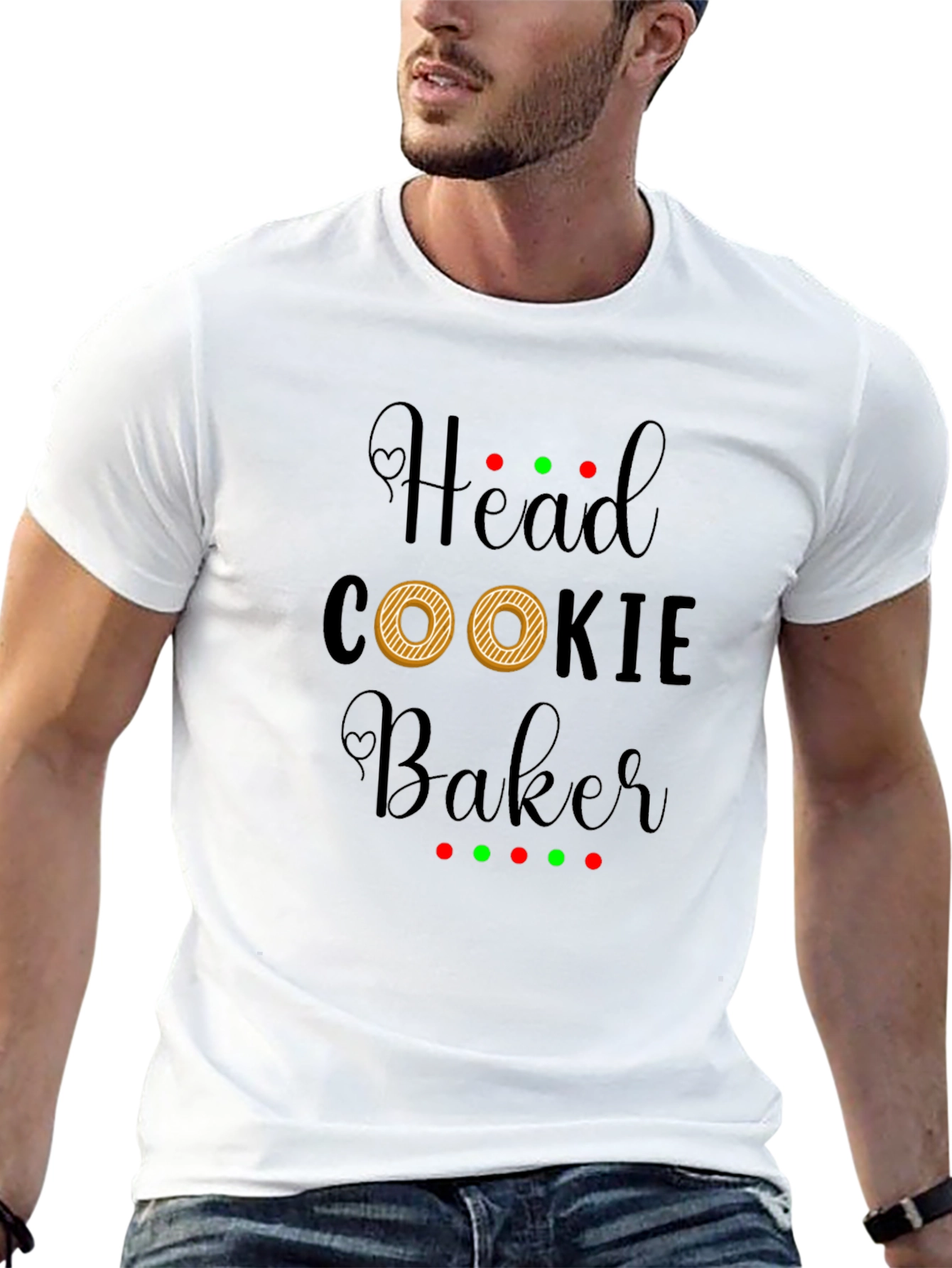 Head Cookie Baker Graphic T-Shirt