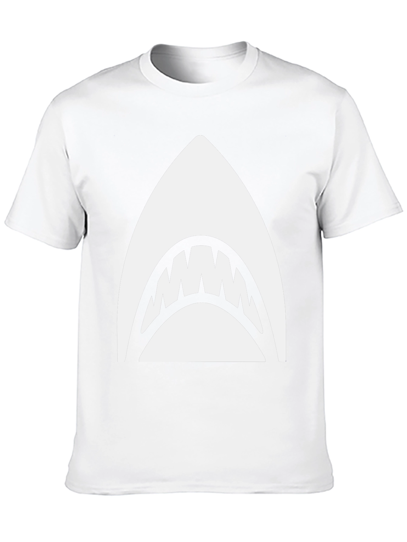 Shark Bite Graphic T-Shirt - Cool Black Tee