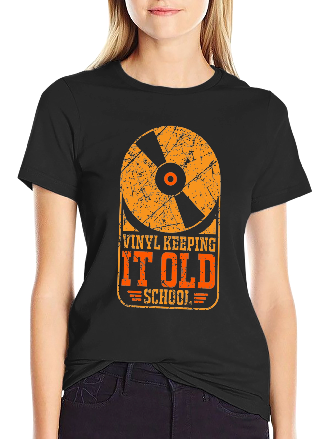 Vinyl Keeping It Old School T-Shirt
