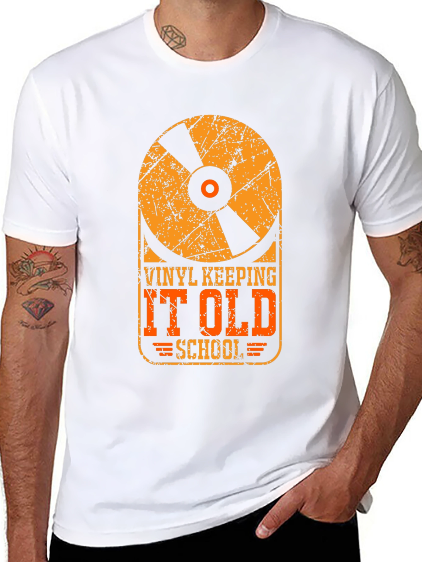 Vinyl Keeping It Old School T-Shirt