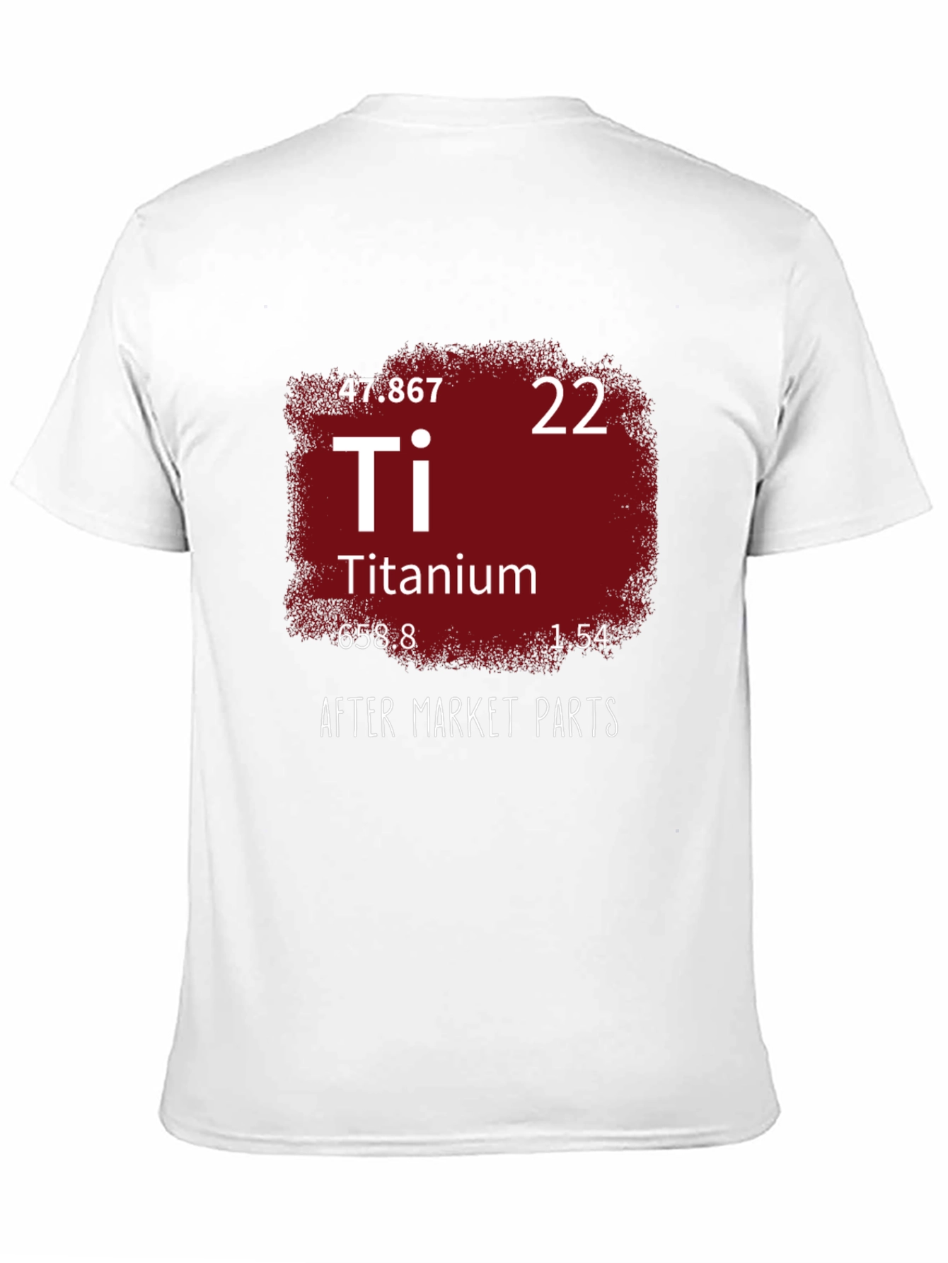 Titanium Periodic Table Mens Black T-Shirt