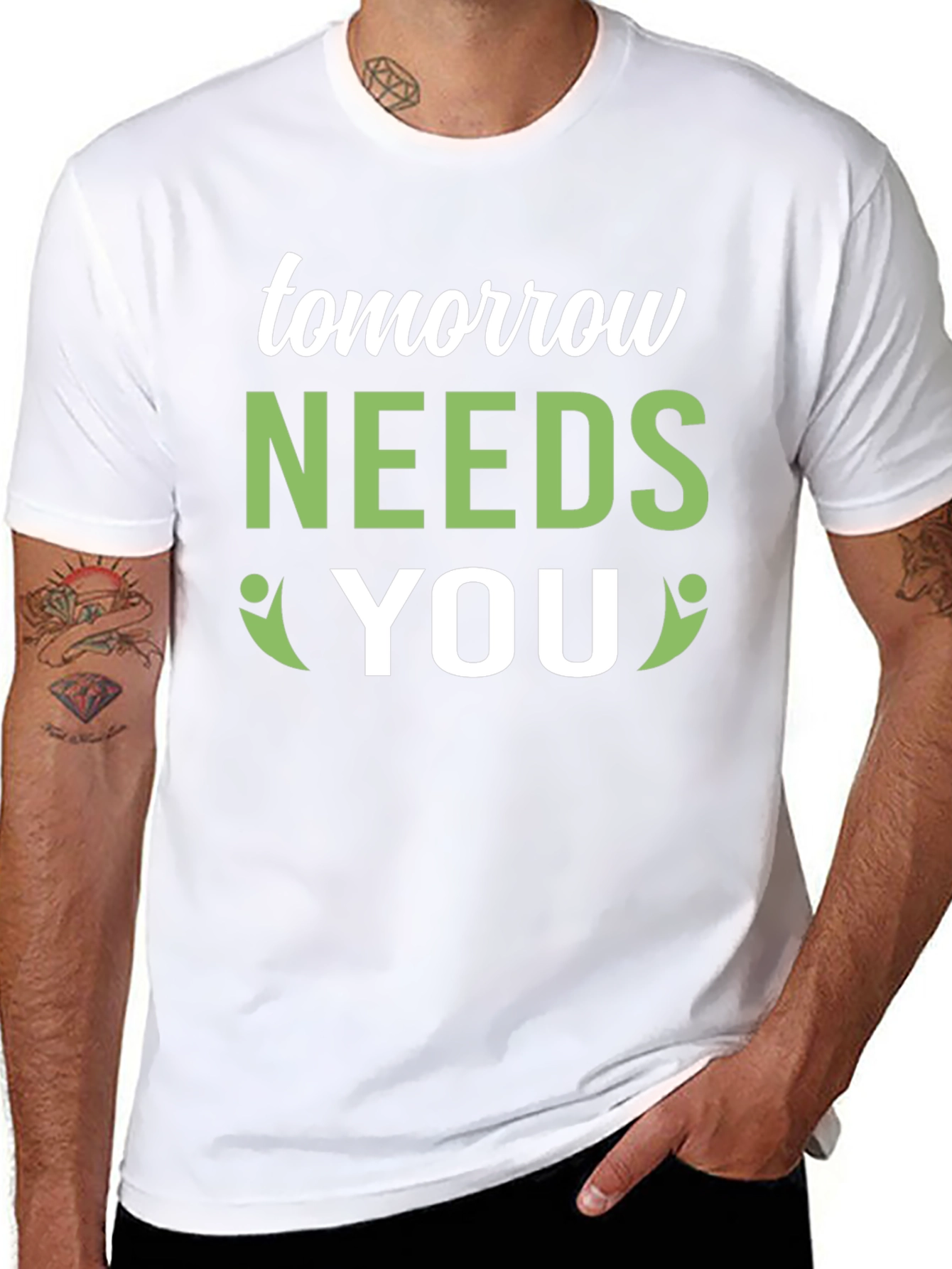 Tomorrow Needs You Graphic Tee - Positive Impact!