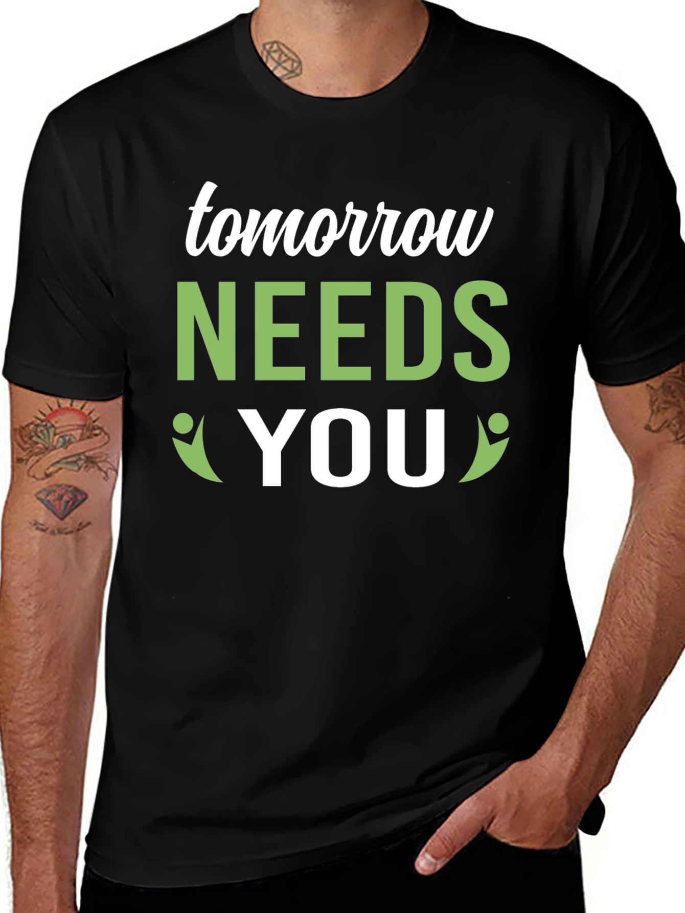 Tomorrow Needs You Graphic Tee - Positive Impact!