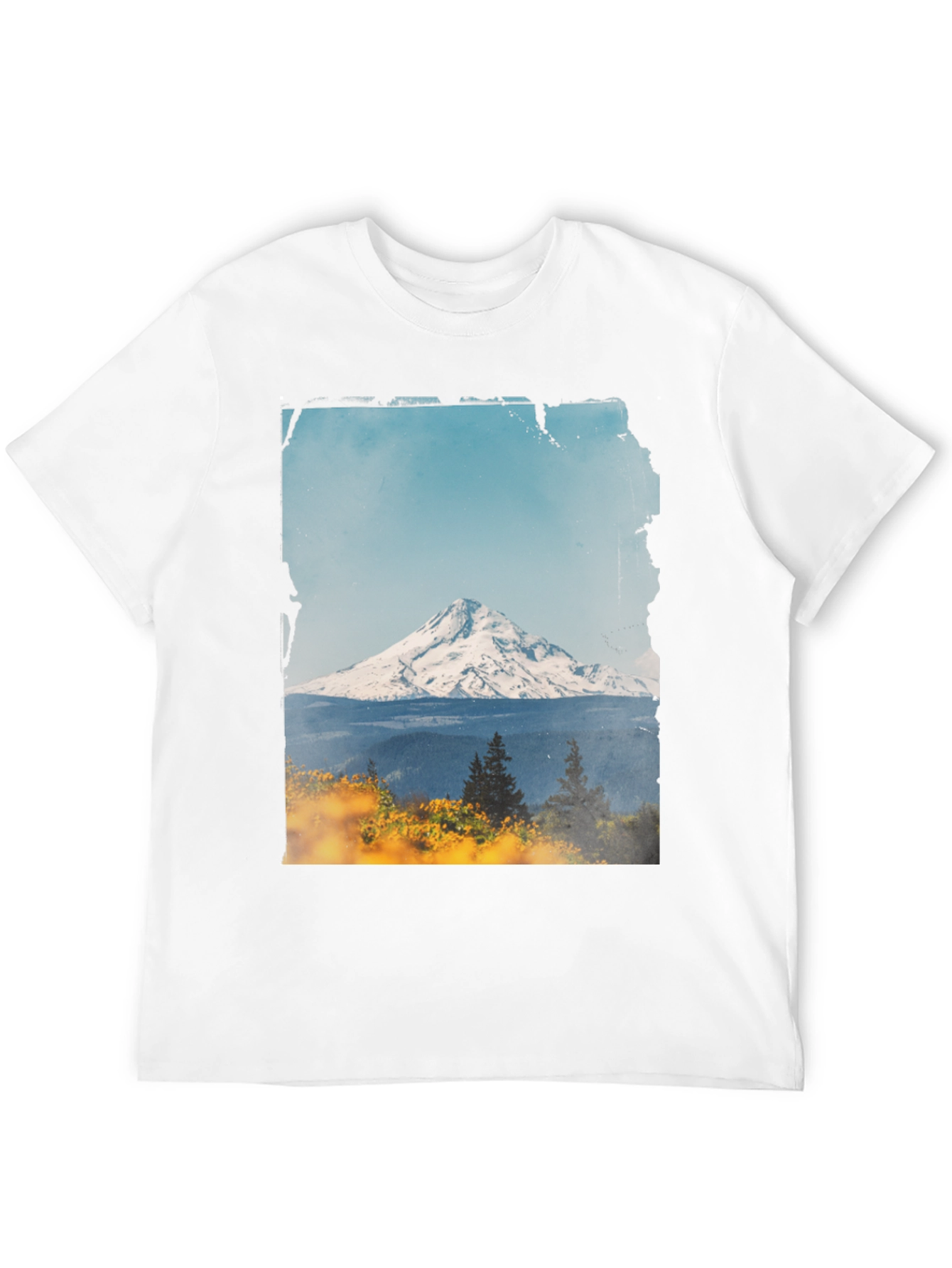 Mountain View Graphic Tee - Black Casual Shirt