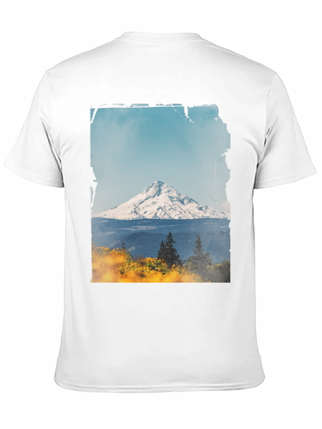 Mountain View Graphic Tee - Black Casual Shirt