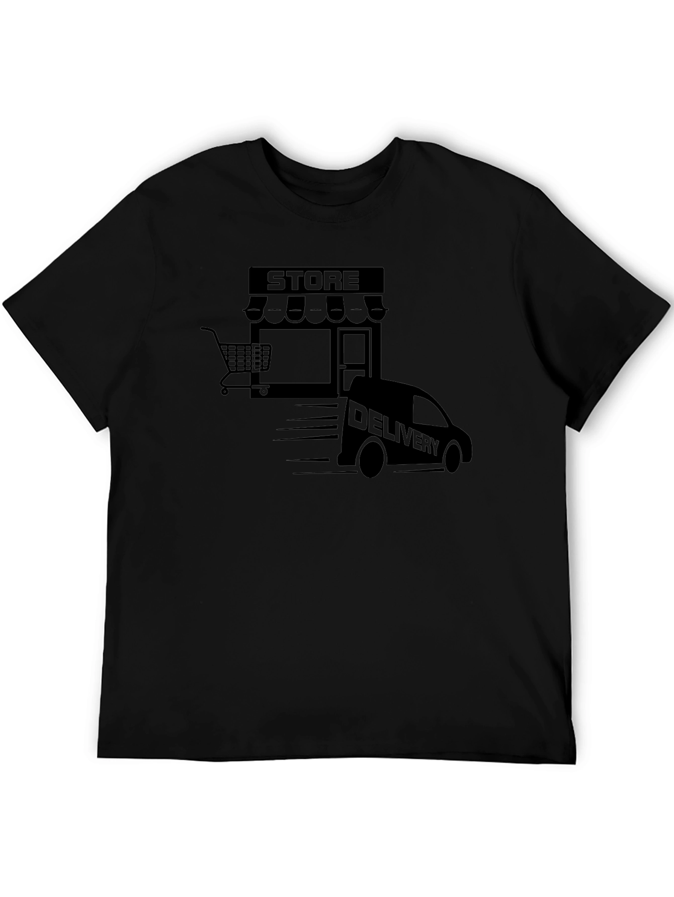 Store Delivery Black T-Shirt