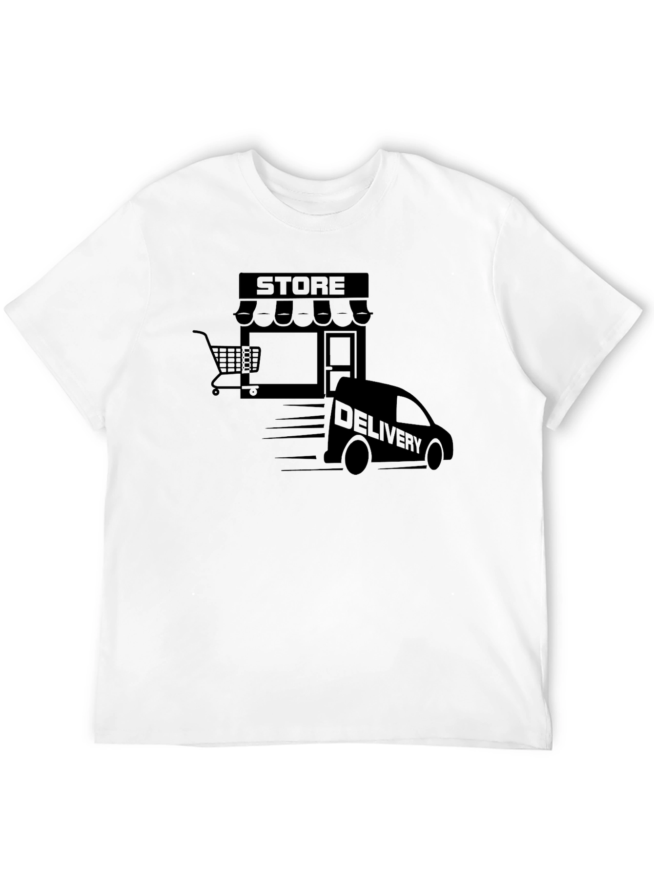 Store Delivery Black T-Shirt