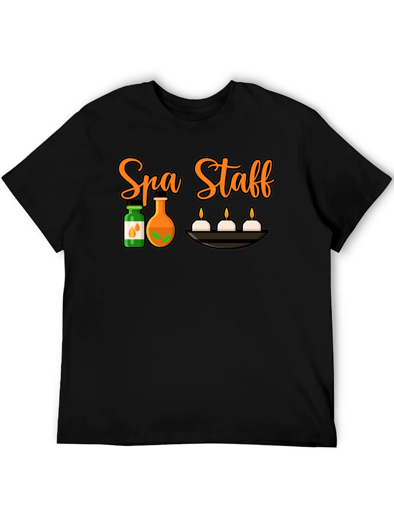 Spa Staff Black T-Shirt