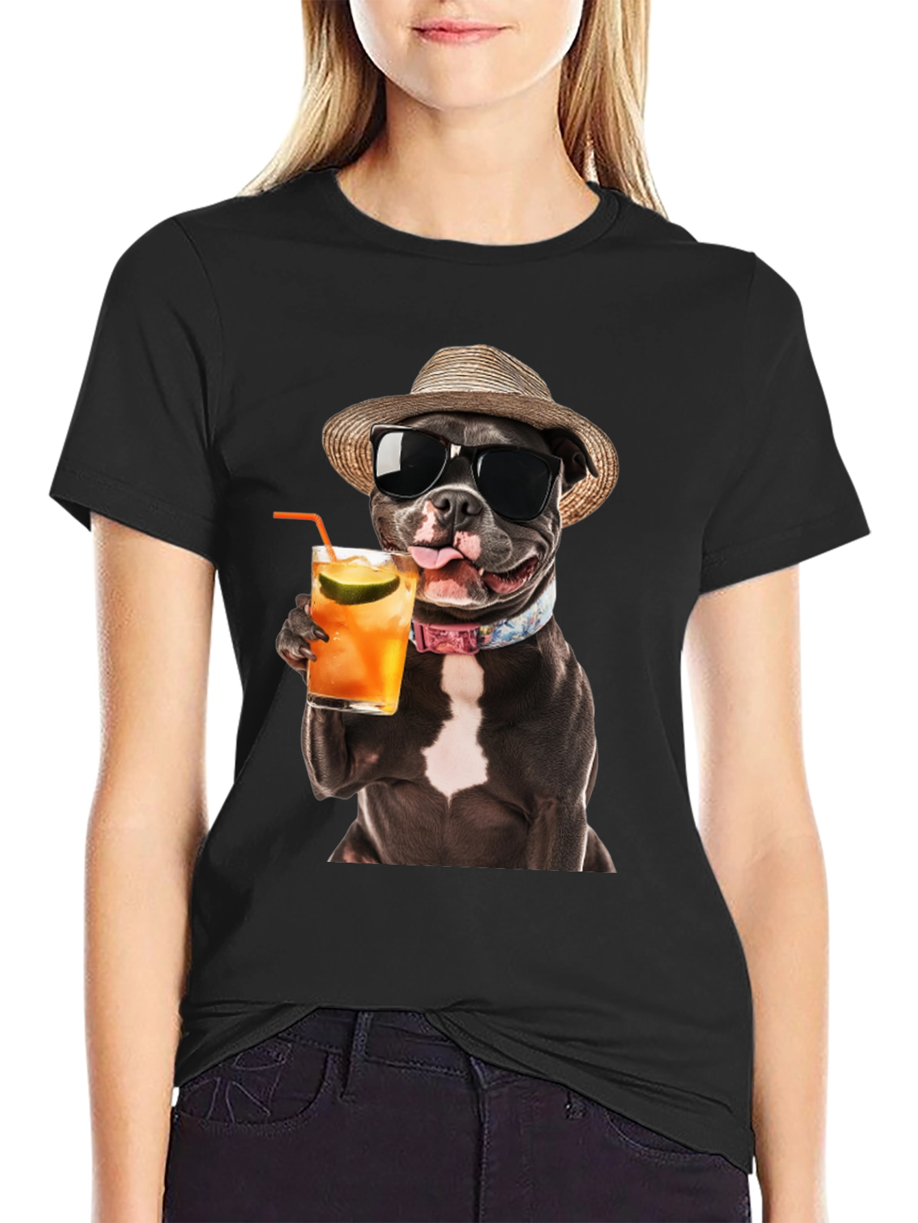 Cool Dog Cocktail Graphic Tee