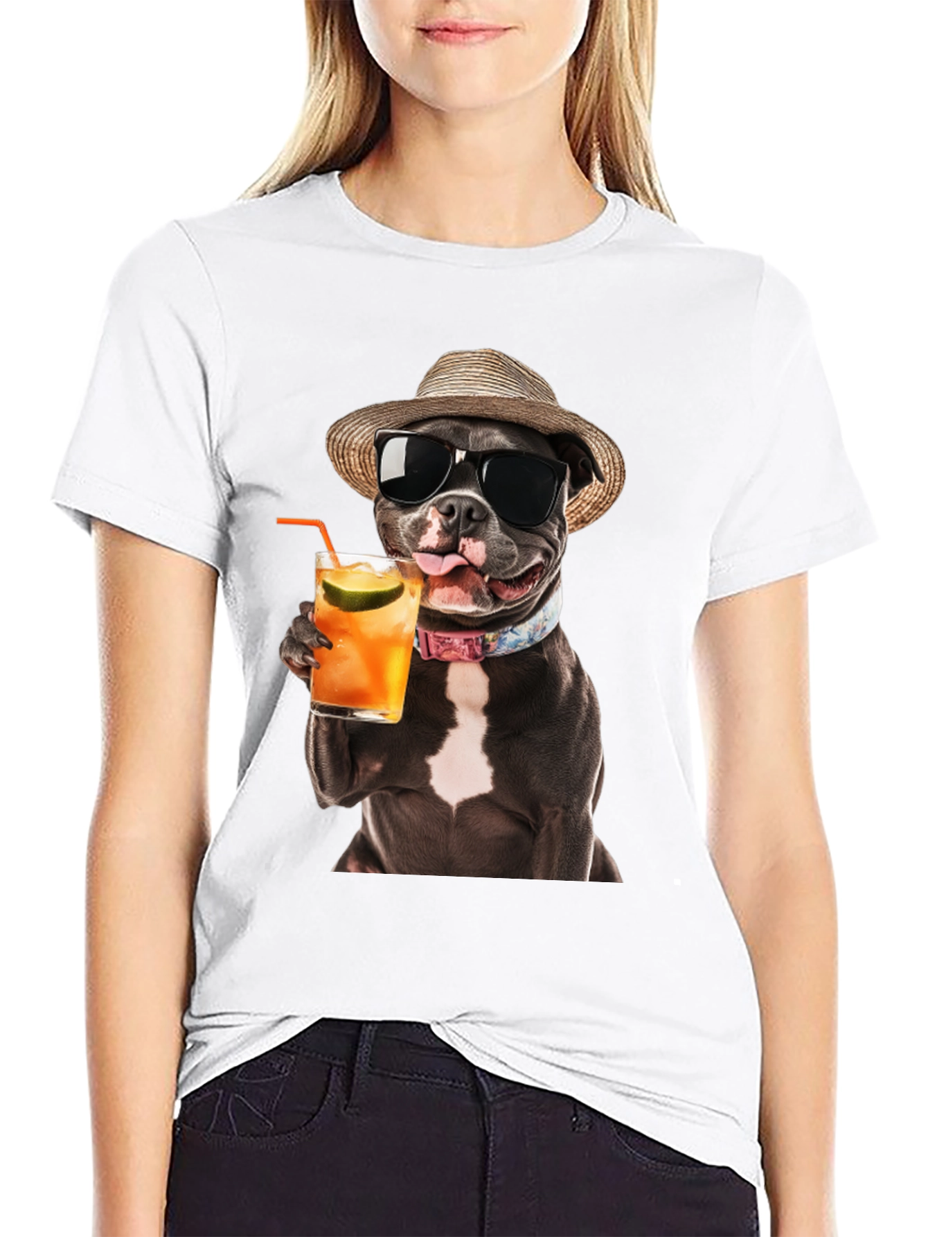 Cool Dog Cocktail Graphic Tee