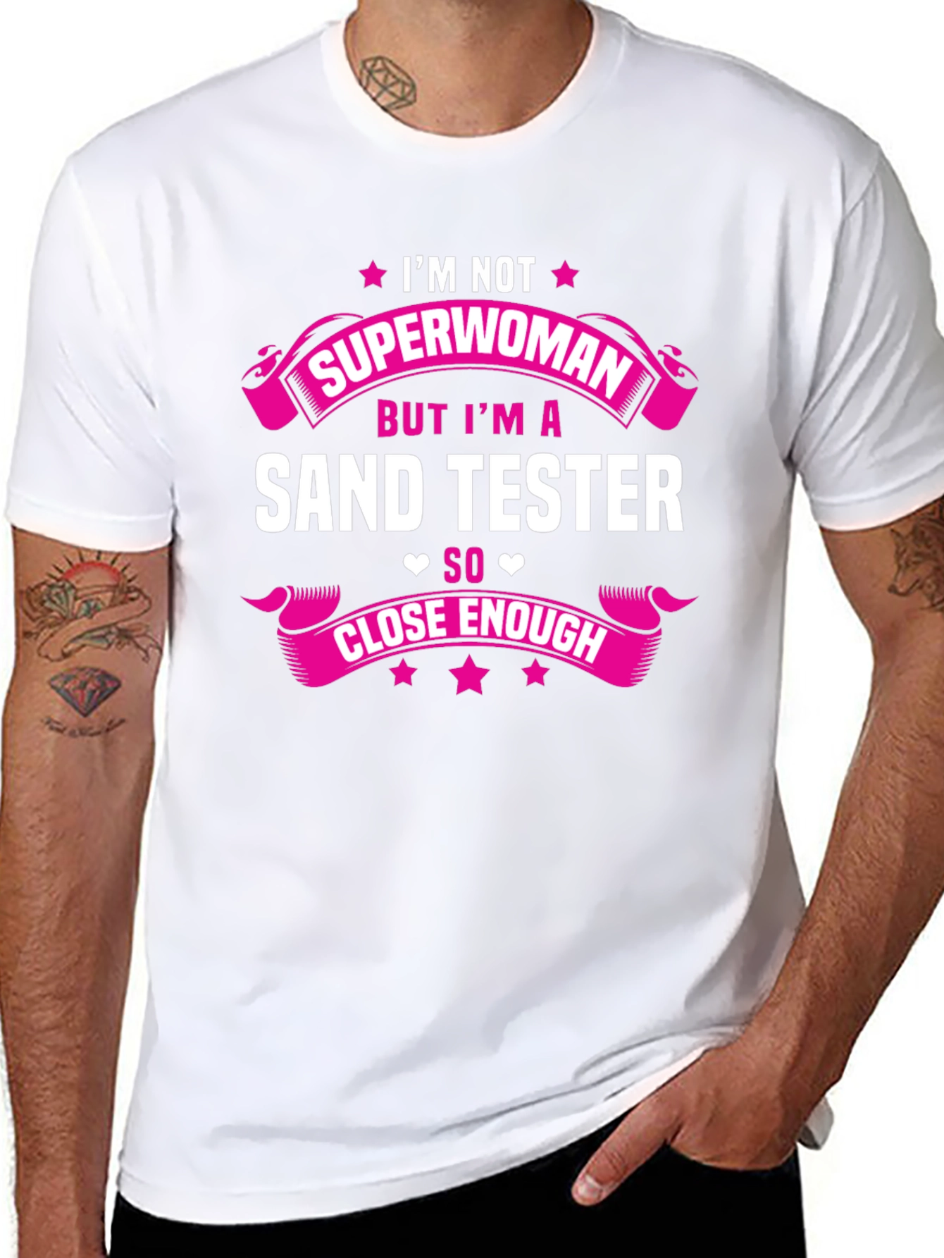 Sand Tester T-Shirt Funny Job Tee