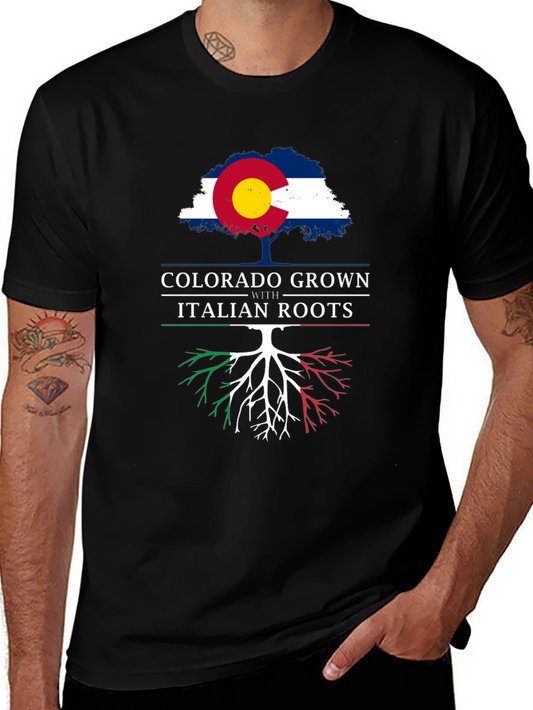 Colorado Grown with Italian Roots T-Shirt