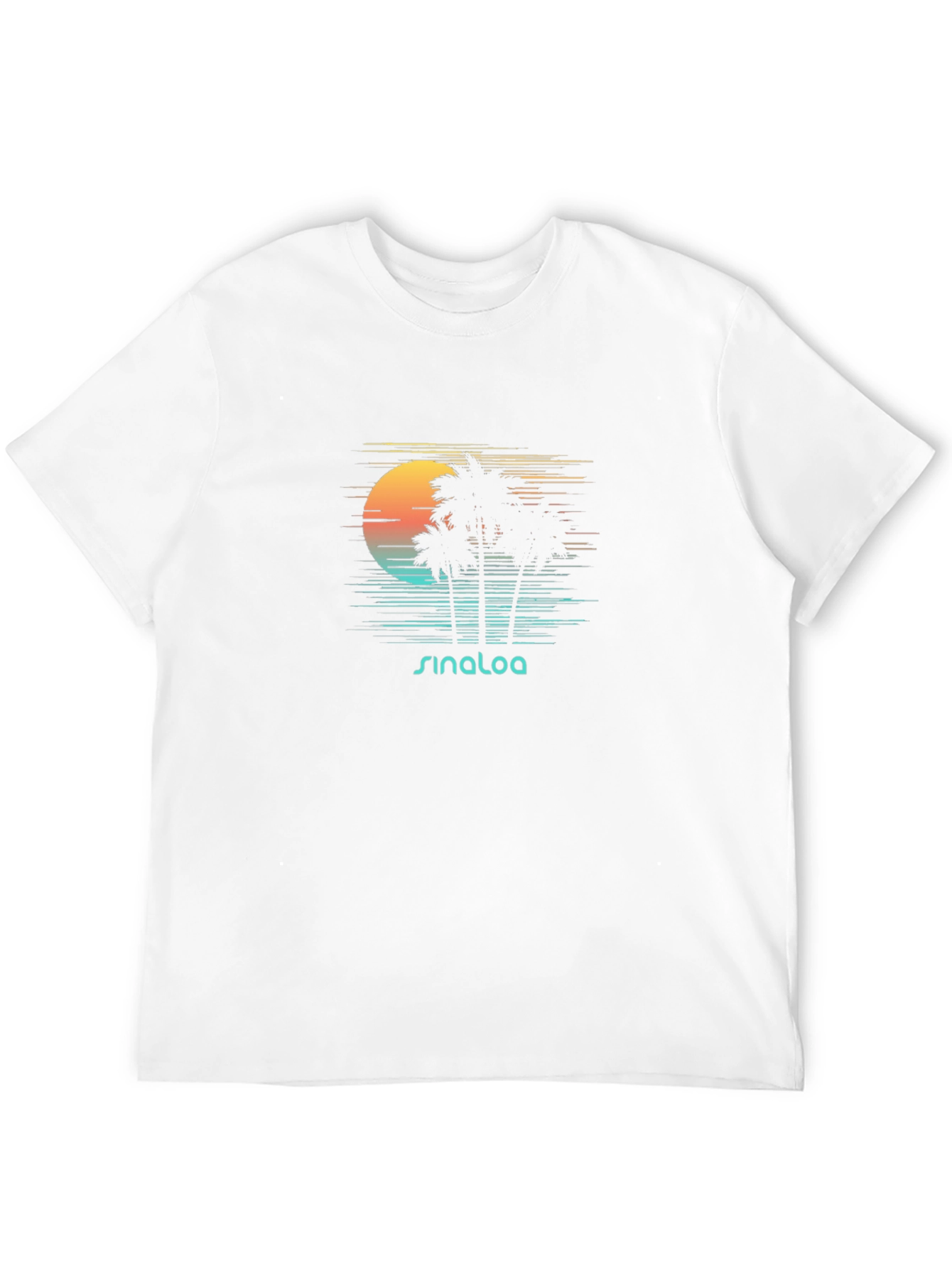 Sinaloa Sunset T-Shirt - Palm Tree Graphic Tee