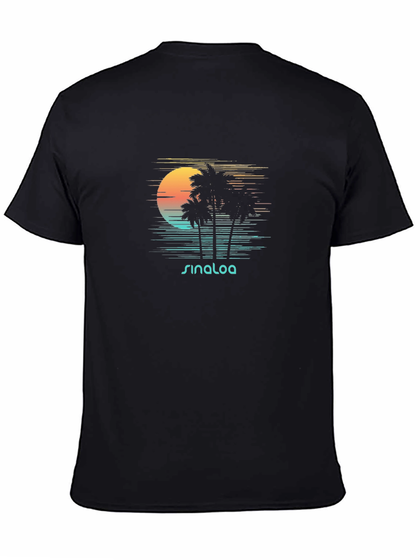 Sinaloa Sunset T-Shirt - Palm Tree Graphic Tee