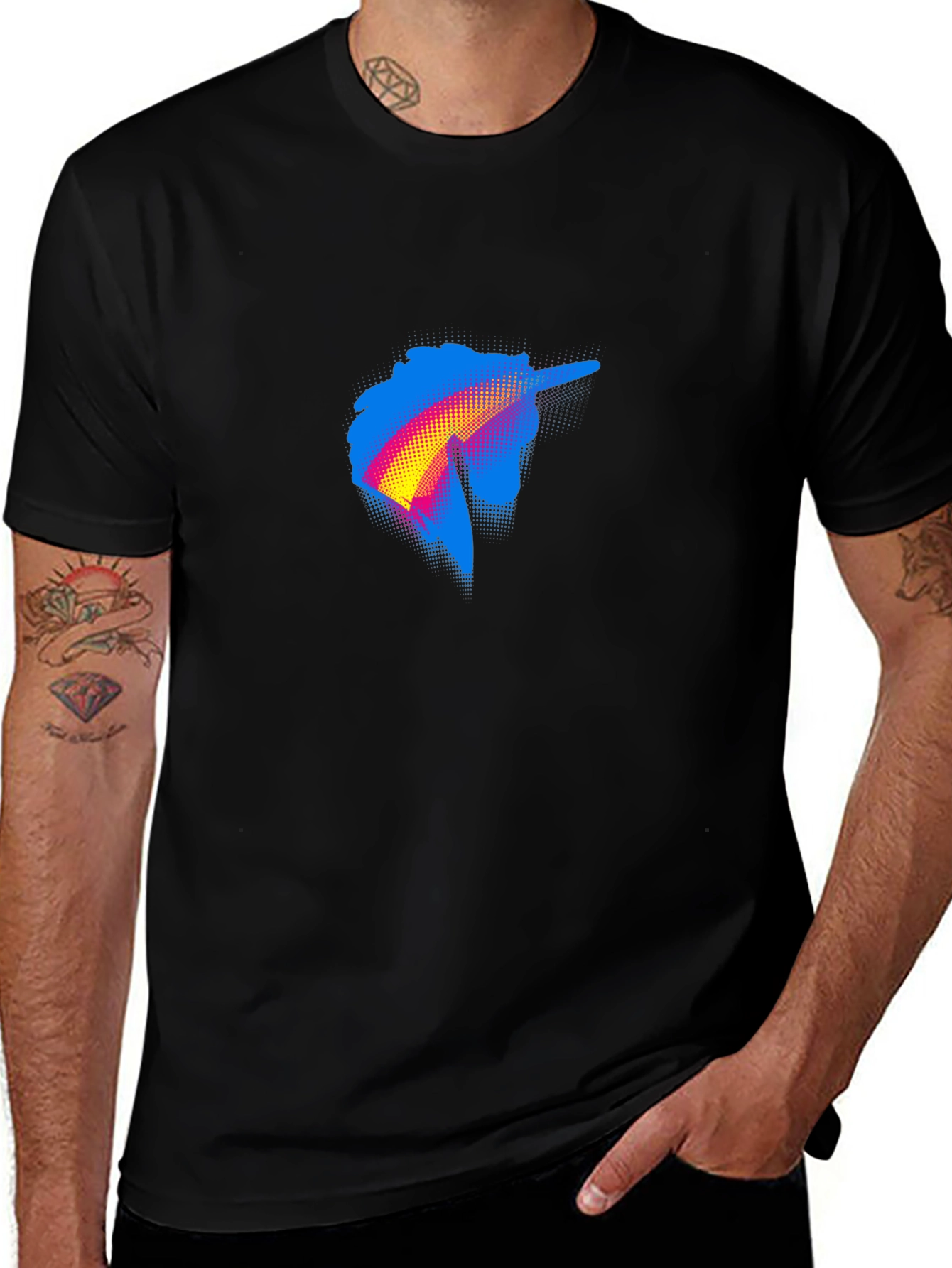 Vaporwave Unicorn Graphic T-Shirt