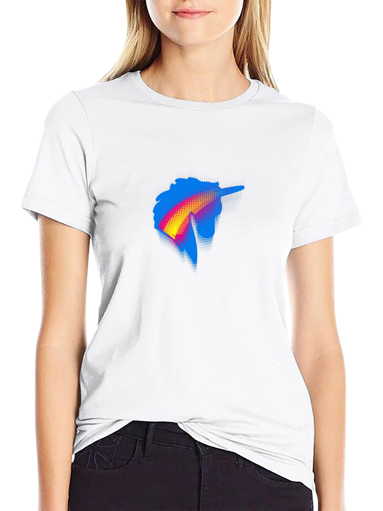 Vaporwave Unicorn Graphic T-Shirt