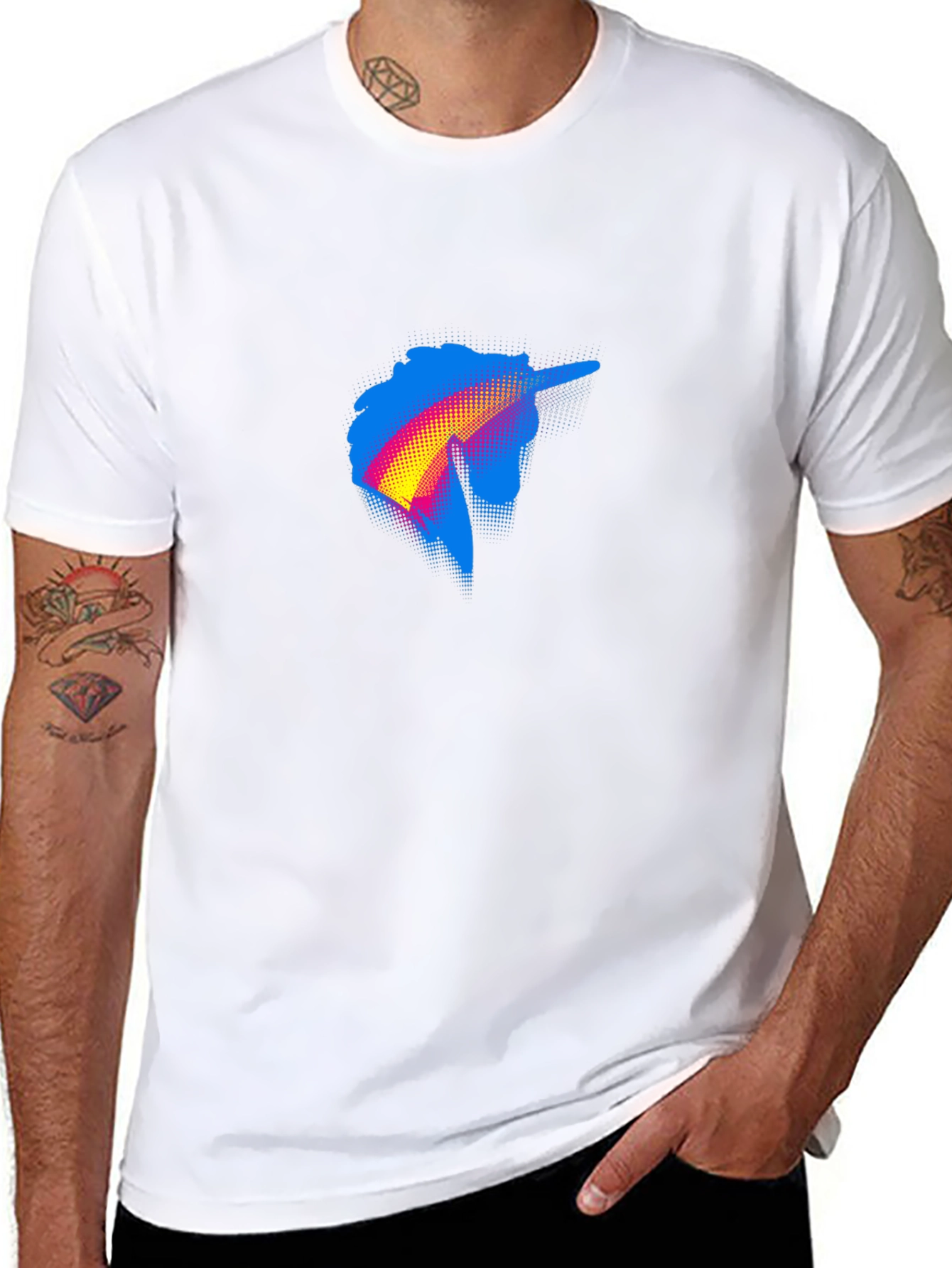 Vaporwave Unicorn Graphic T-Shirt