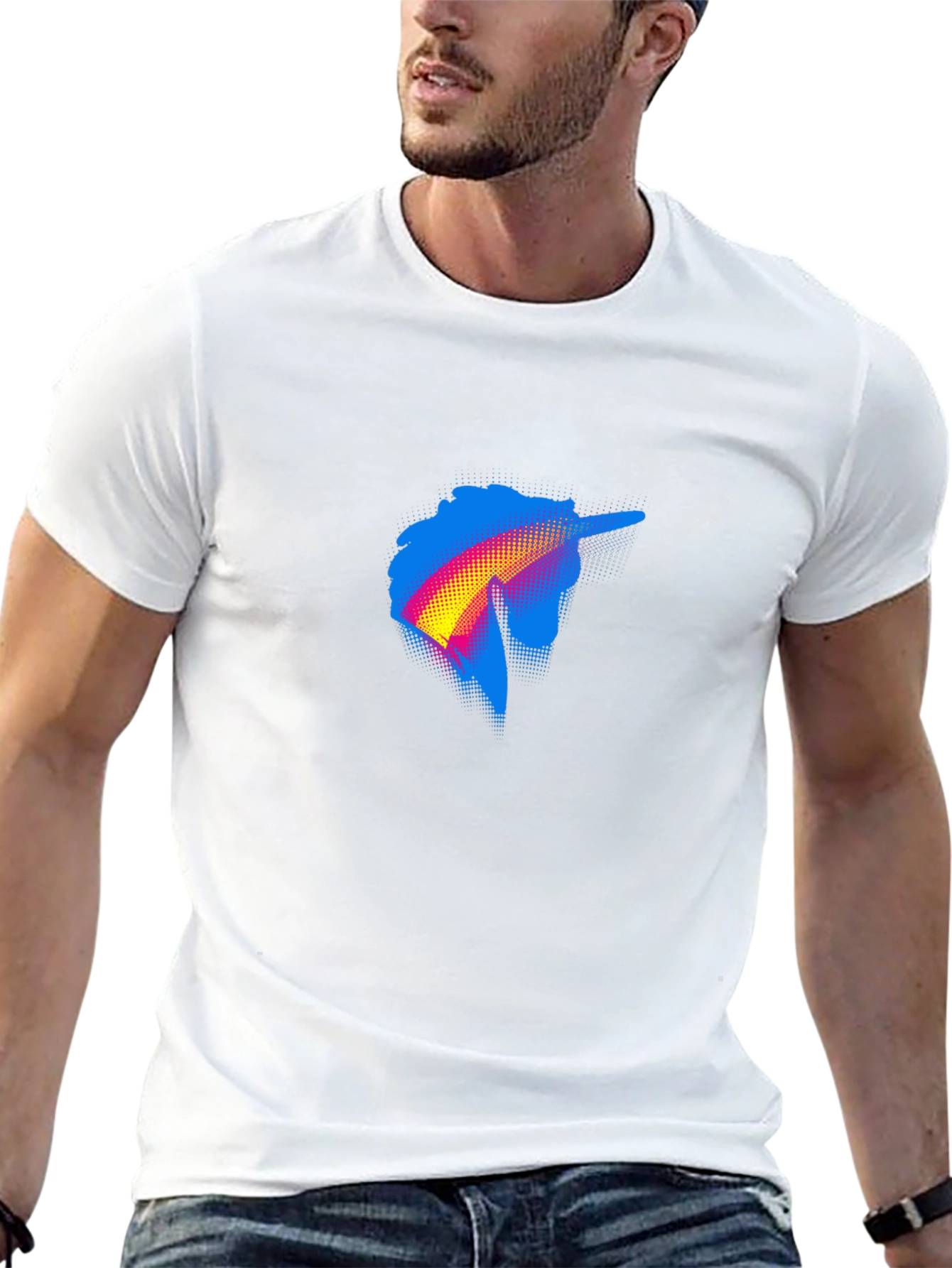 Vaporwave Unicorn Graphic T-Shirt