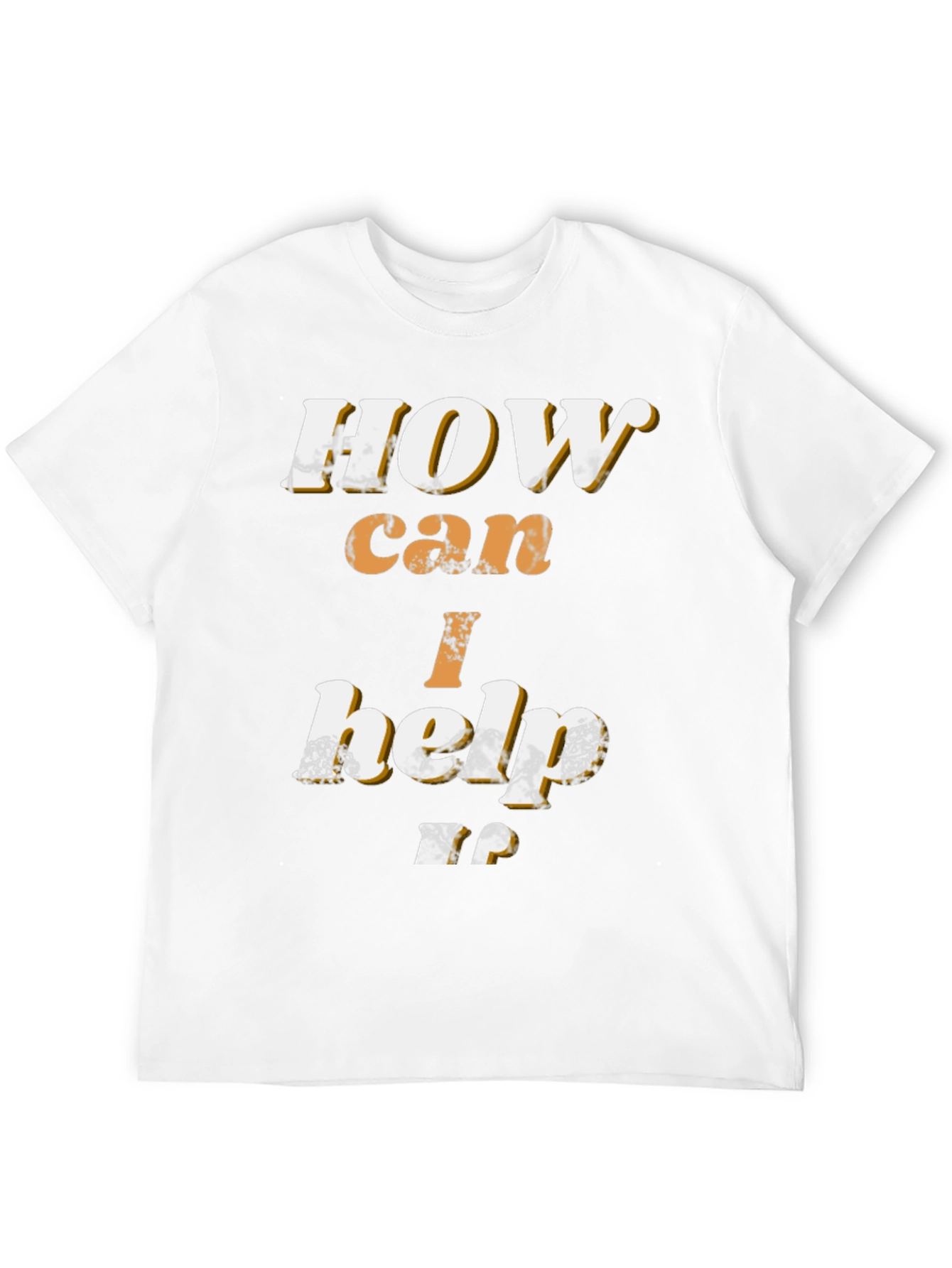 How Can I Help T-Shirt - Black Graphic Tee