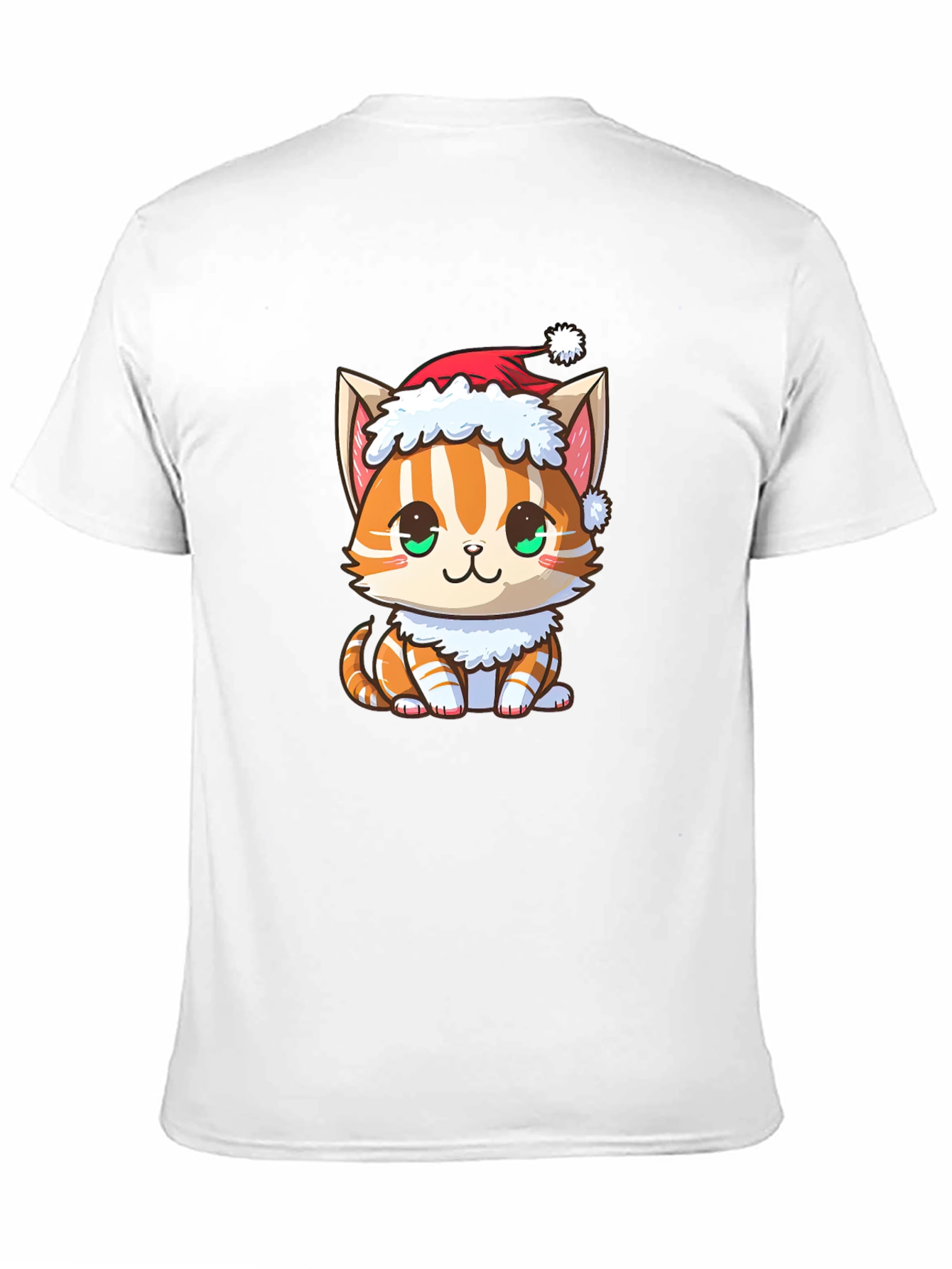 Festive Cat T-Shirt: Holiday Kitten Tee
