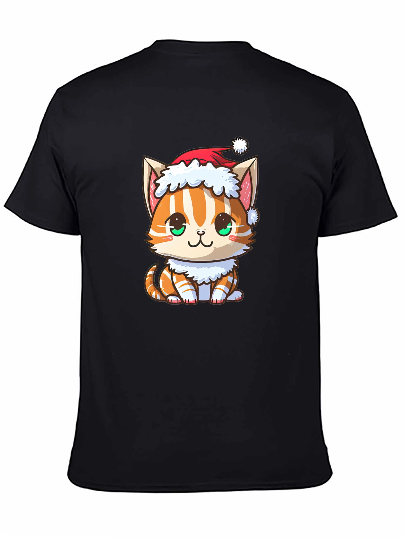 Festive Cat T-Shirt: Holiday Kitten Tee