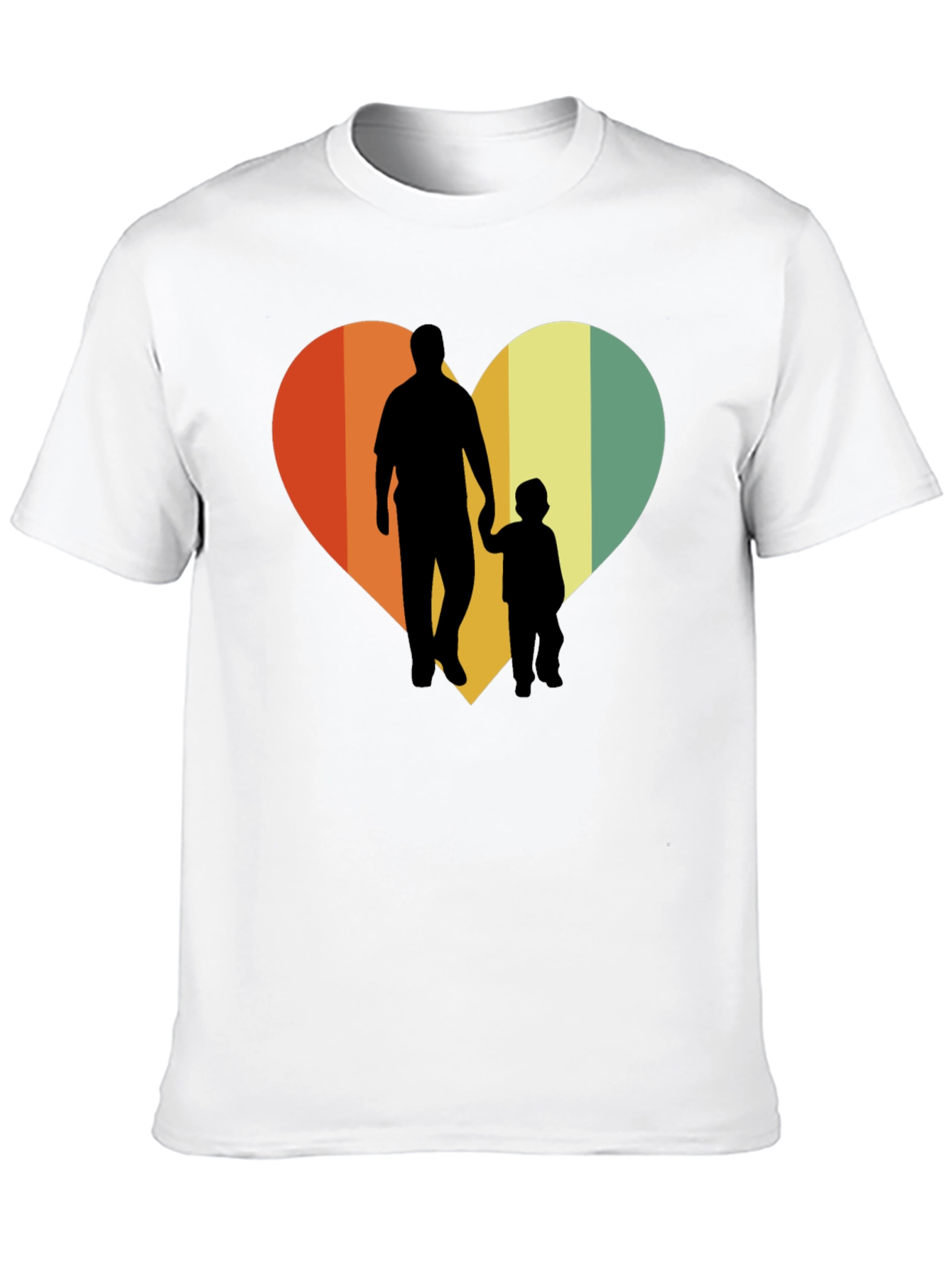 Dad & Son Heart Graphic Tee