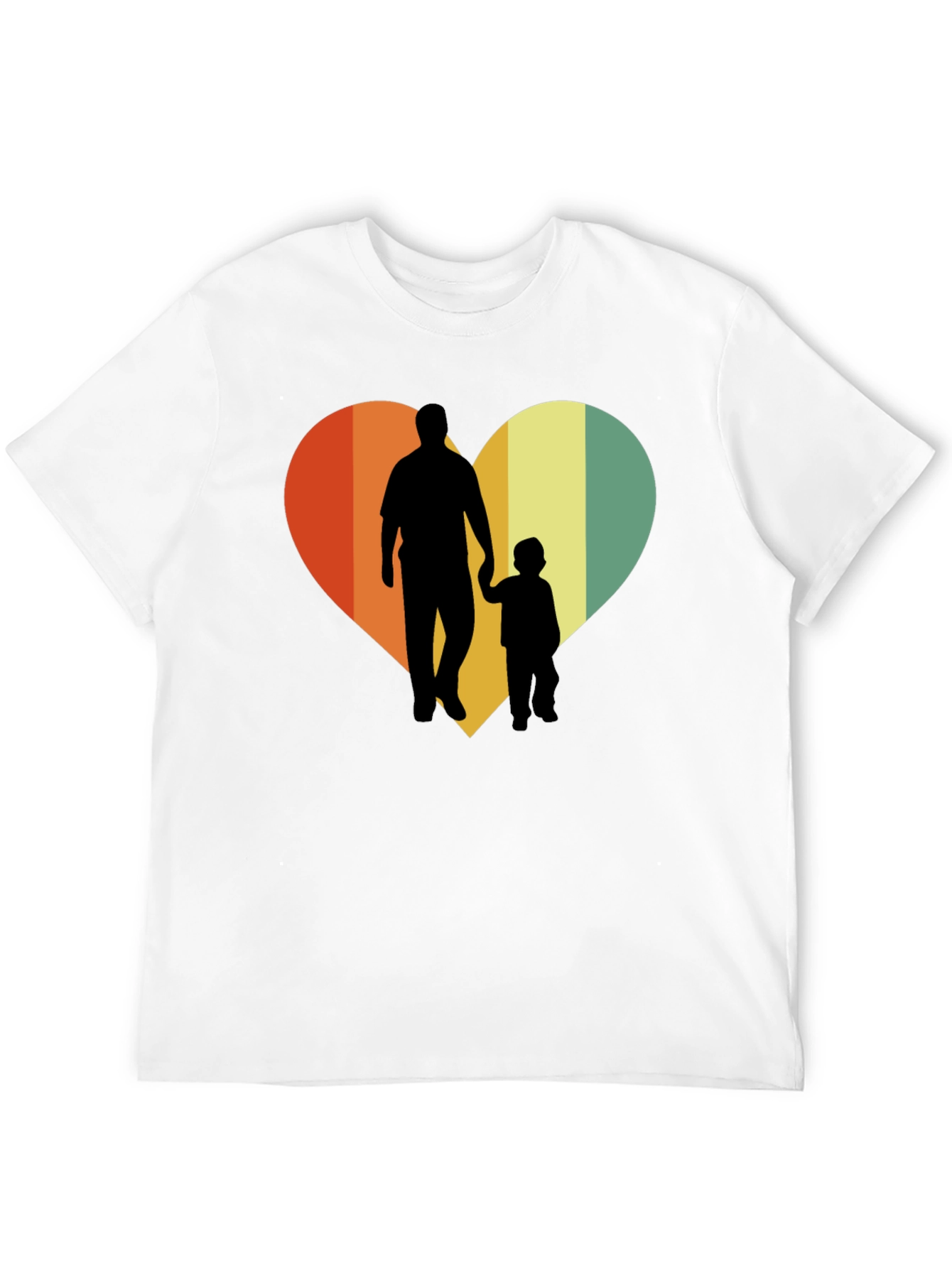 Dad & Son Heart Graphic Tee