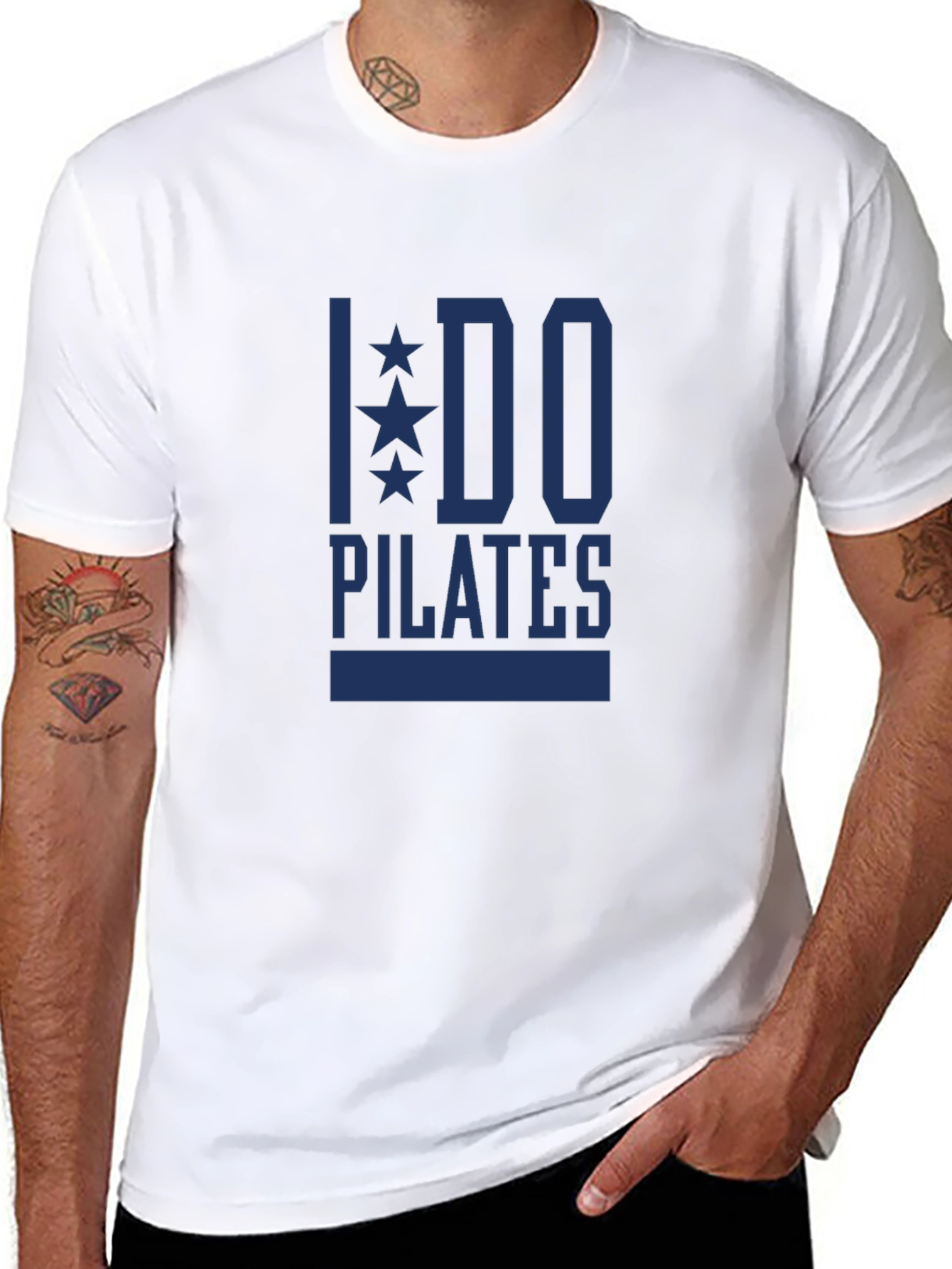 I Do Pilates T-Shirt - Black Graphic Tee