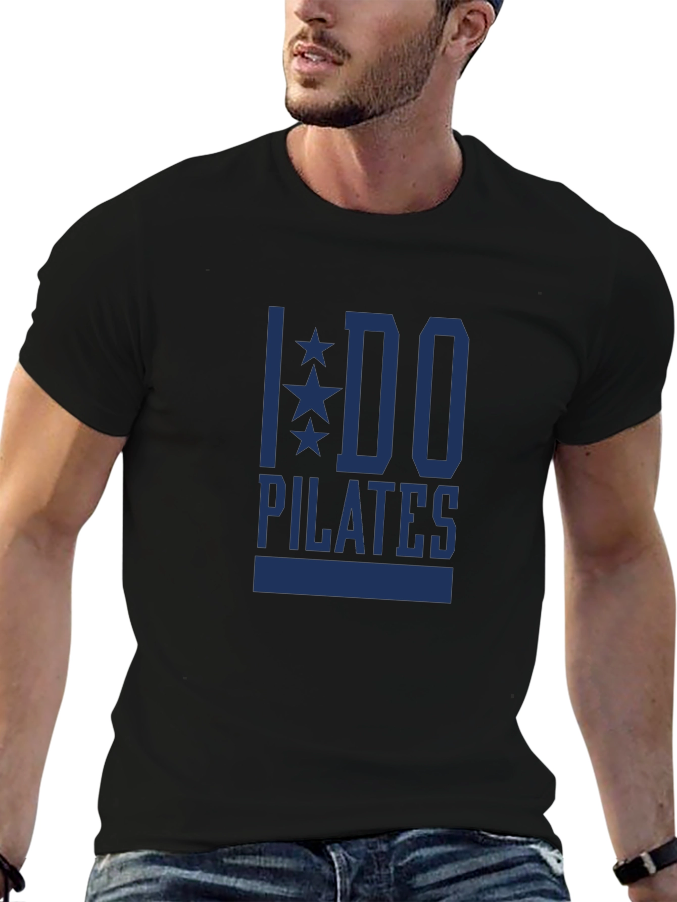 I Do Pilates T-Shirt - Black Graphic Tee