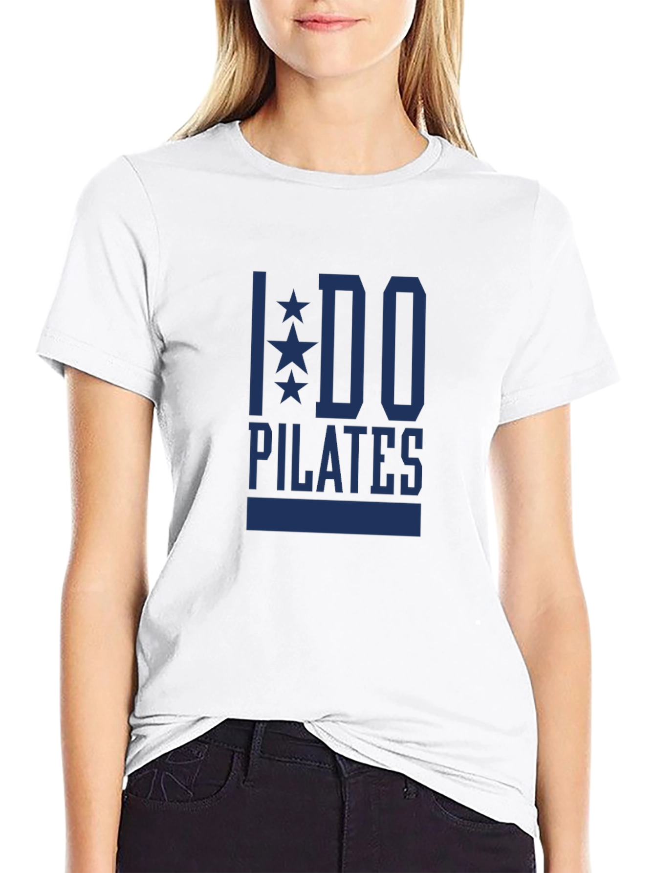 I Do Pilates T-Shirt - Black Graphic Tee