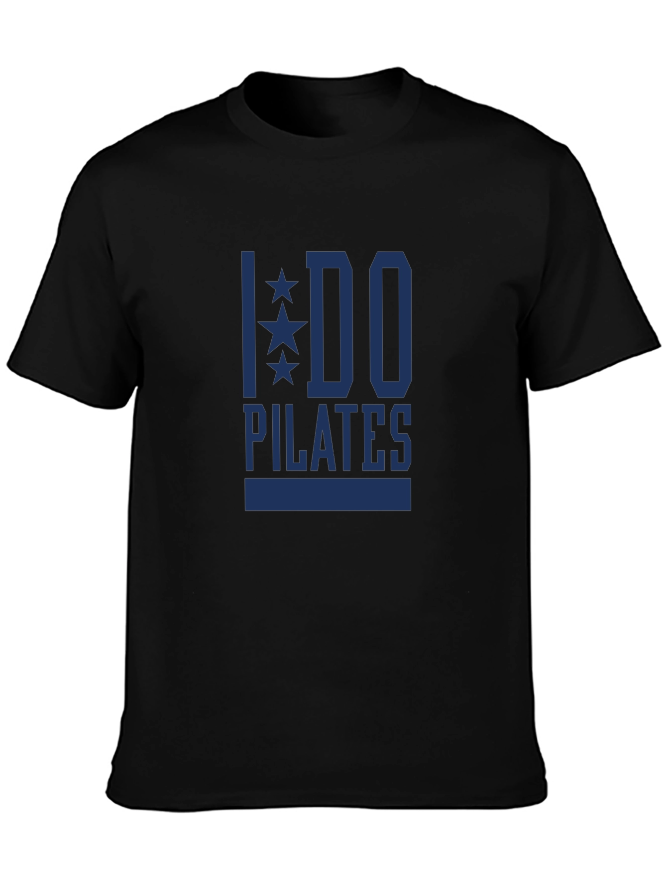 I Do Pilates T-Shirt - Black Graphic Tee