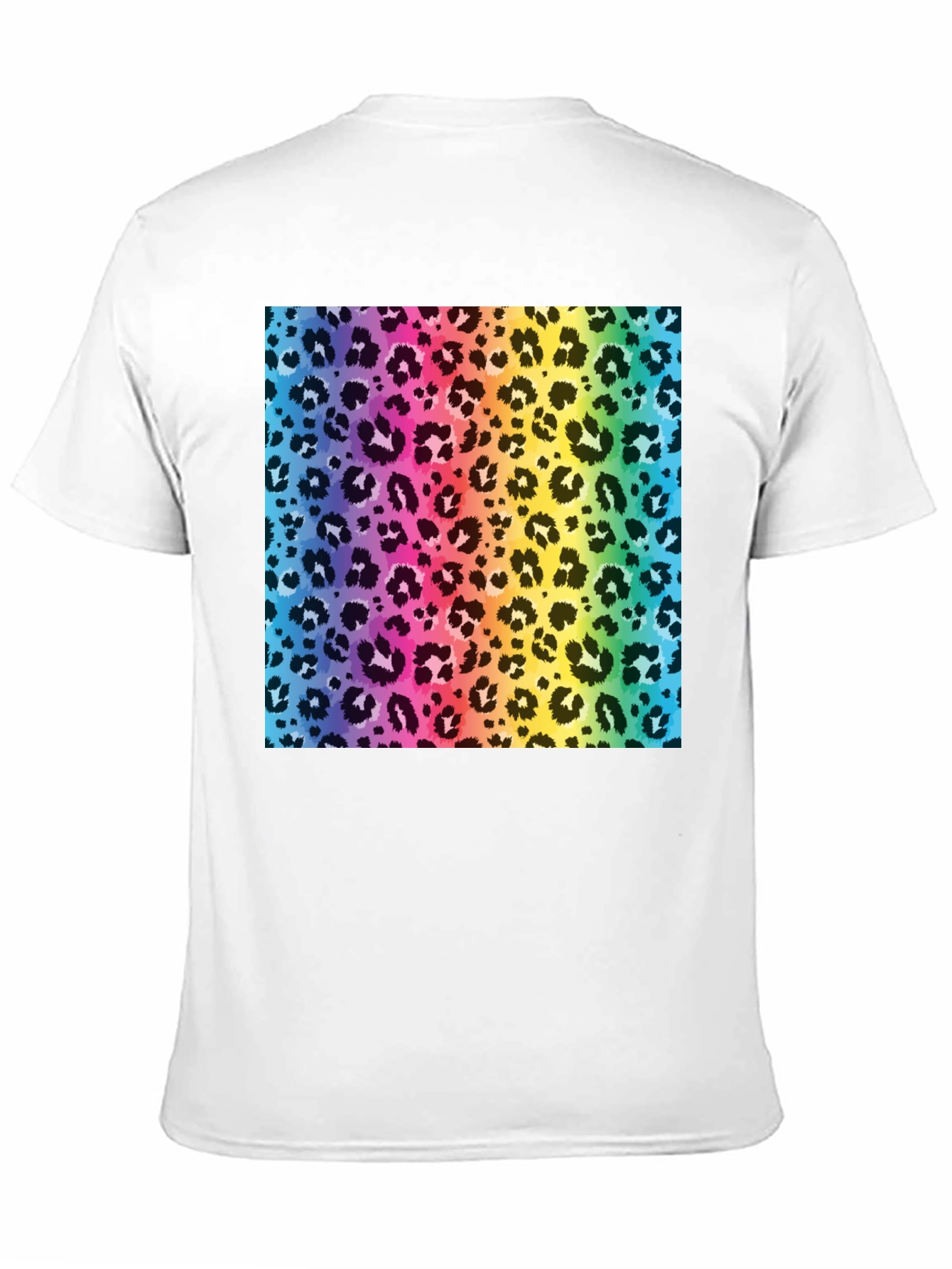 Rainbow Leopard Print T-Shirt