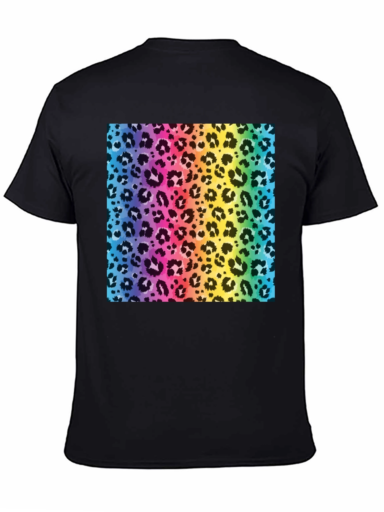 Rainbow Leopard Print T-Shirt