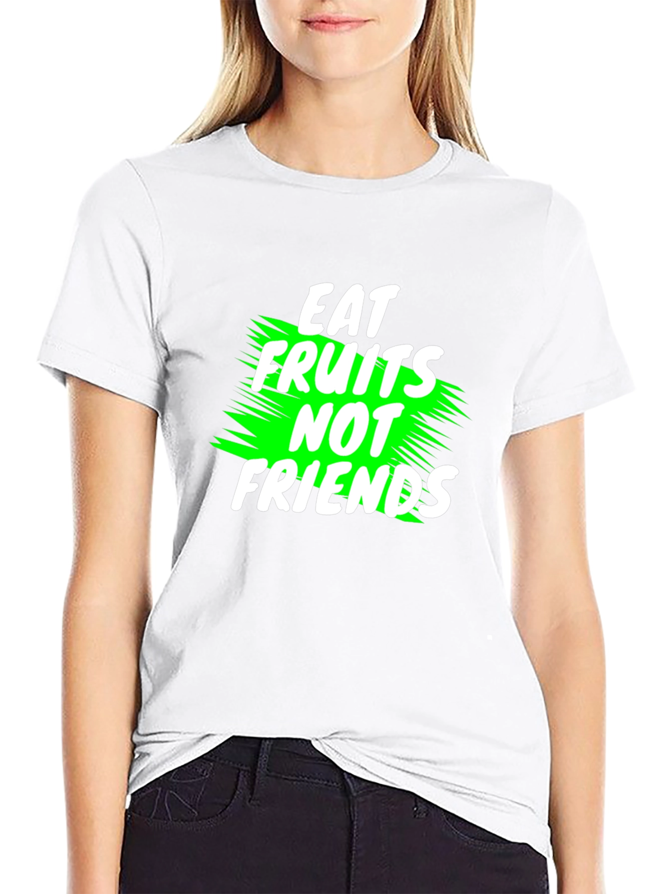 Eat Fruits Not Friends Vegan T-Shirt