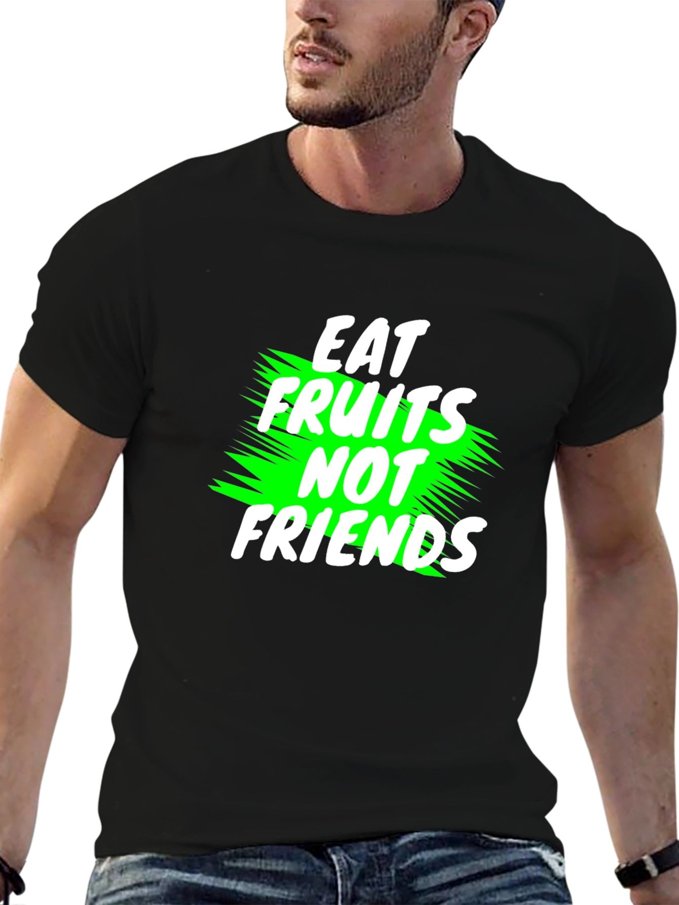 Eat Fruits Not Friends Vegan T-Shirt