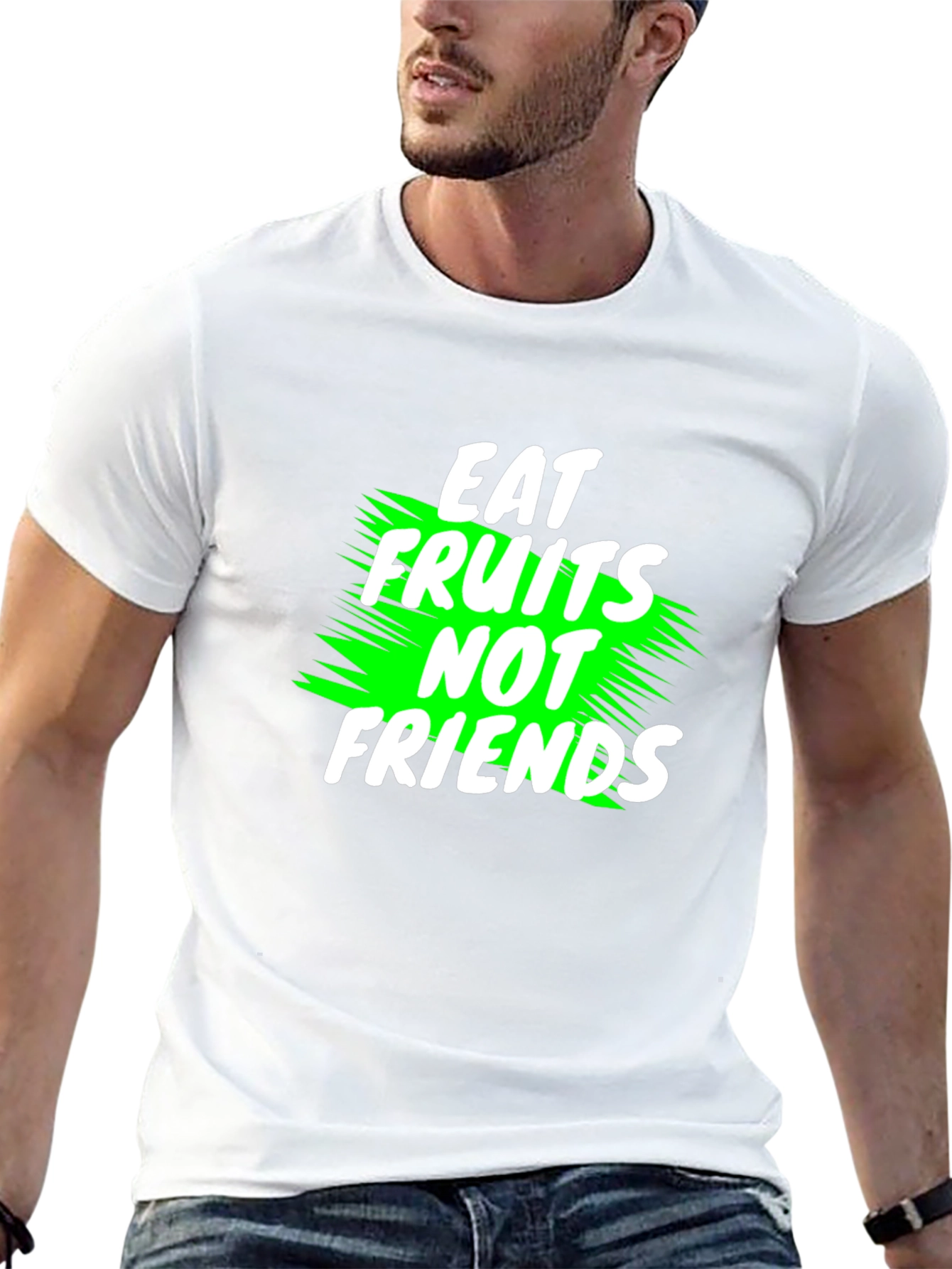 Eat Fruits Not Friends Vegan T-Shirt