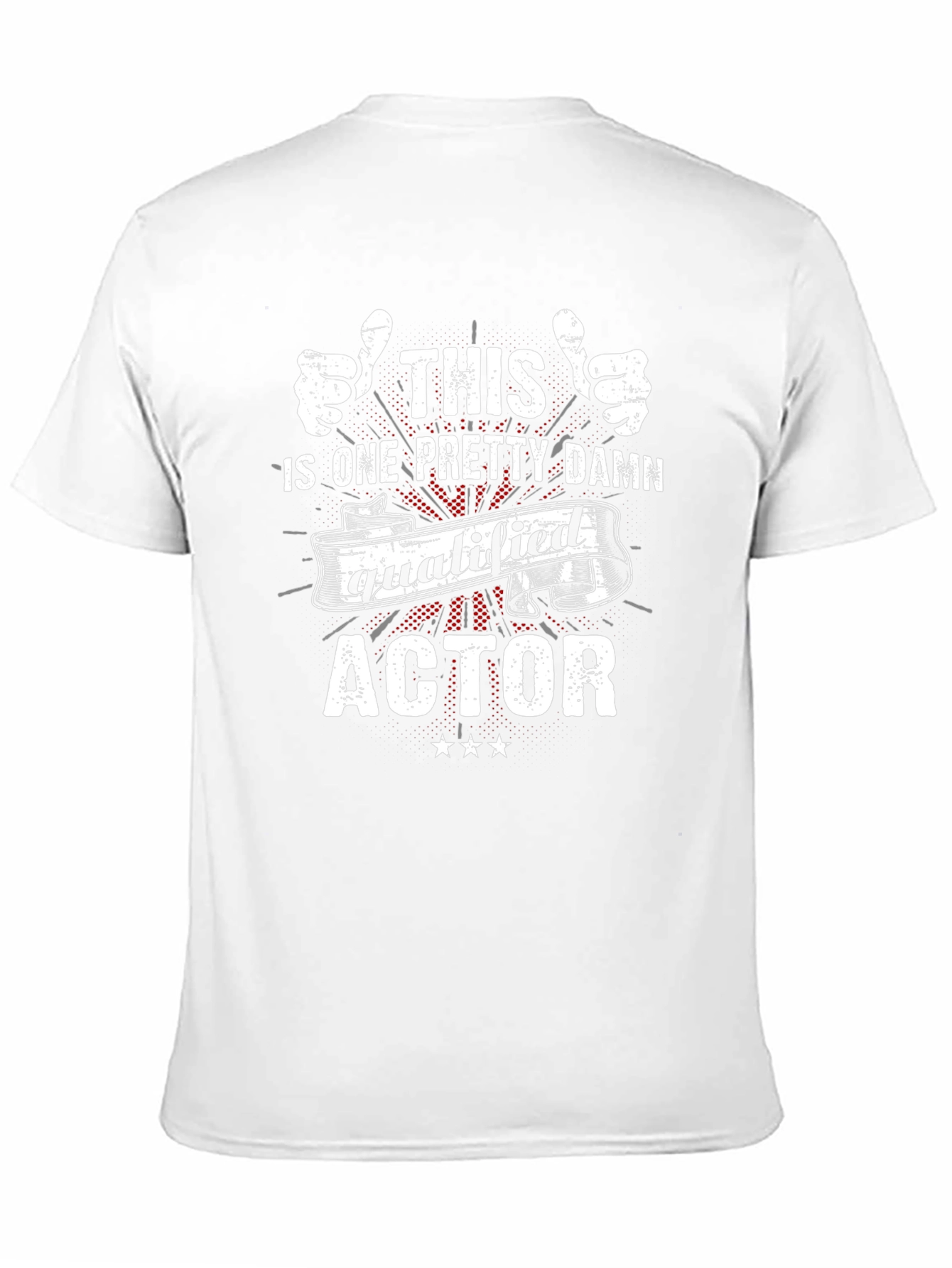 Qualified Actor Black Graphic T-Shirt