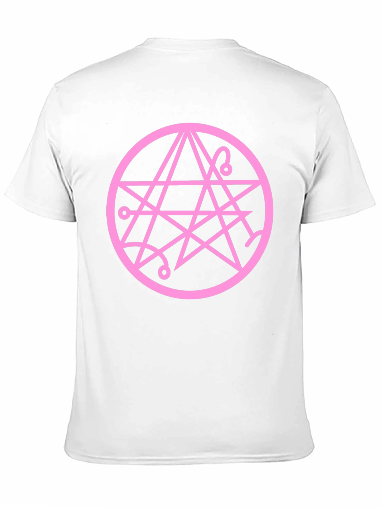 Occult Symbol Graphic Tee - Soft Black Cotton